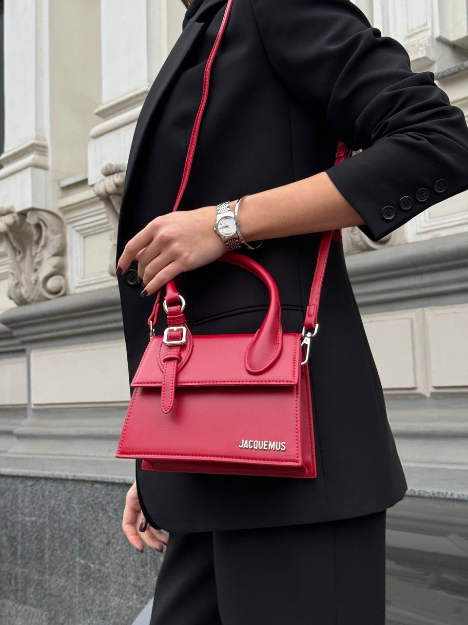 Jacquemus Le Chiquito Moyen Boucle Red - 3