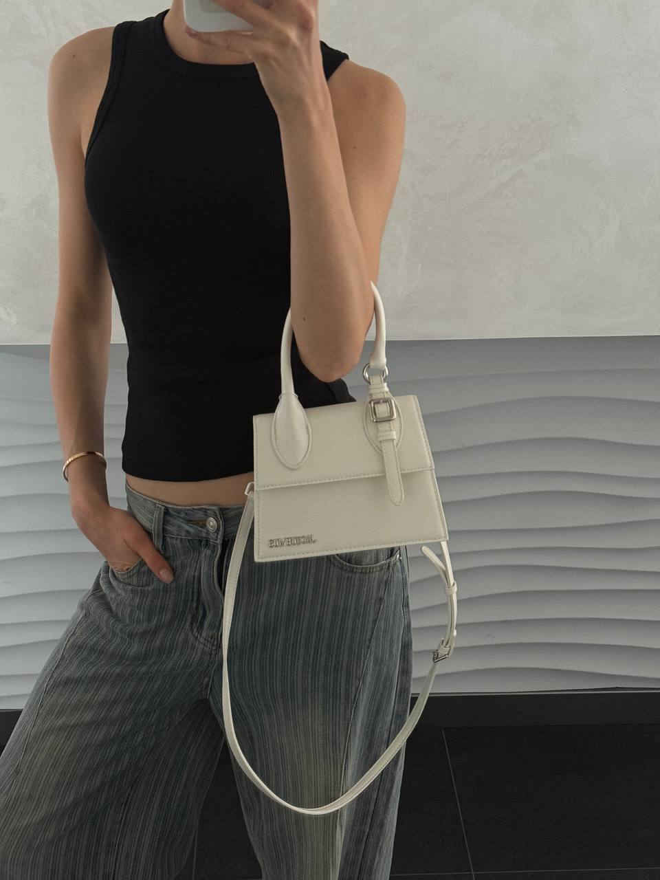 Jacquemus Le Chiquito Moyen Boucle White - 2