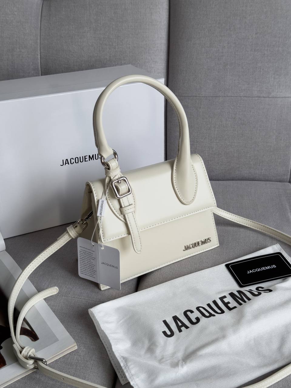 Jacquemus Le Chiquito Moyen Boucle Whte - 2