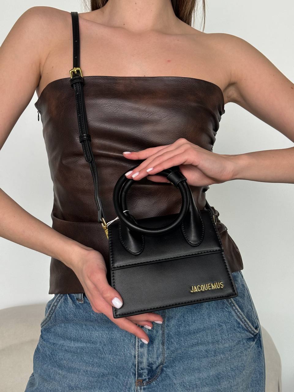 Jacquemus Le Chiquito Noeud Bag Black - 3