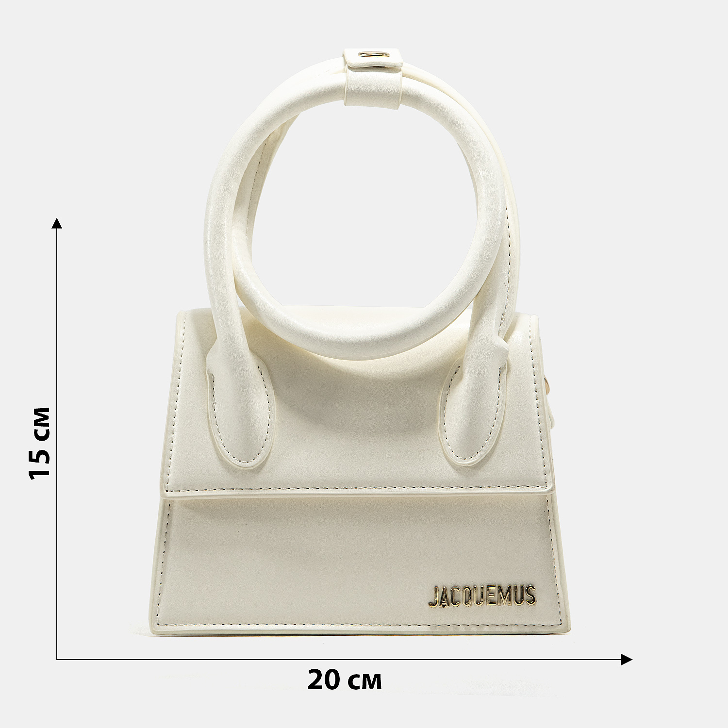 Jacquemus Le Chiquito Noeud Bag White - 3