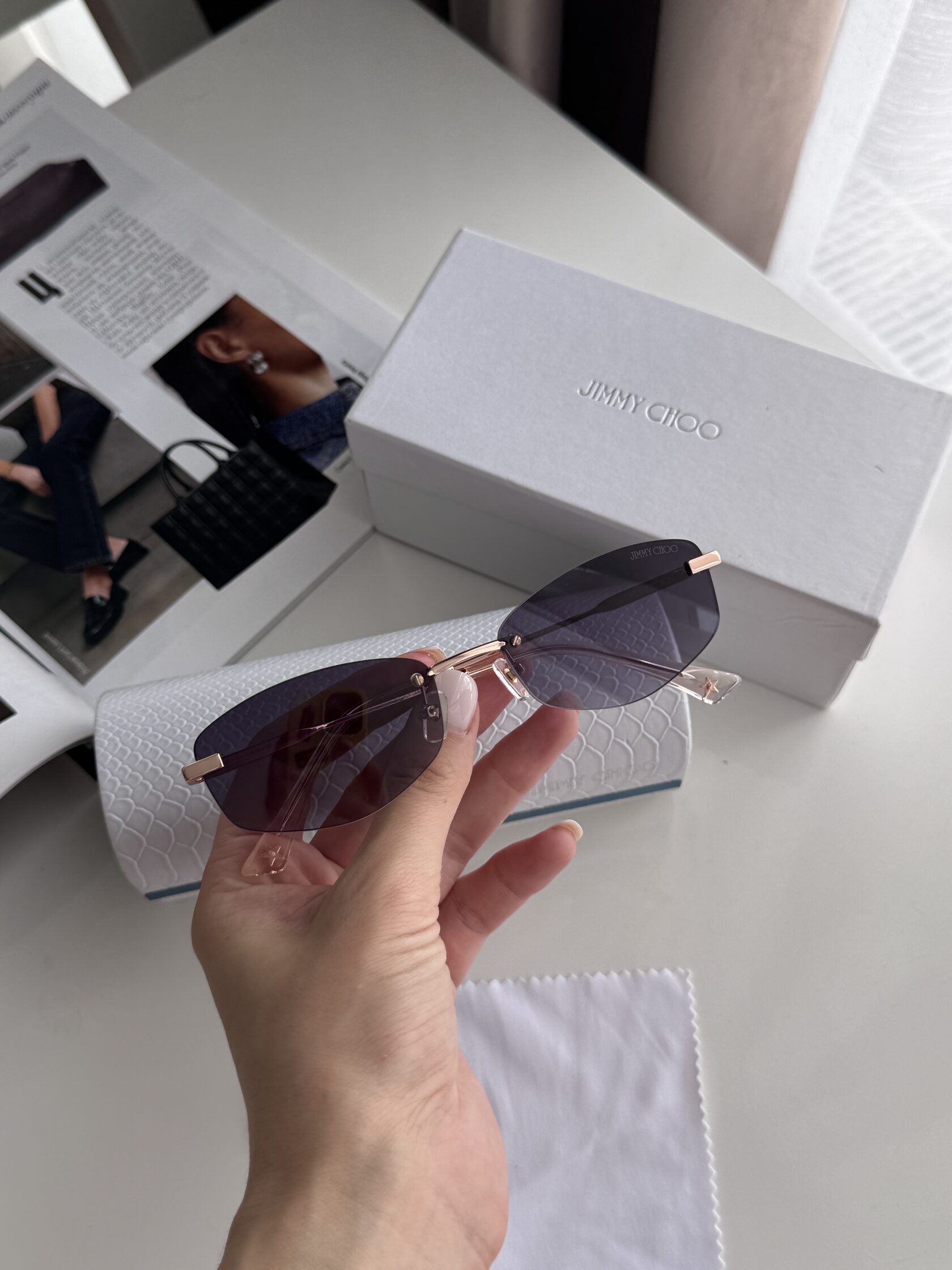 Jimmy Choo Blue/Rose Gold JC 4013D 30088G 2N - 2