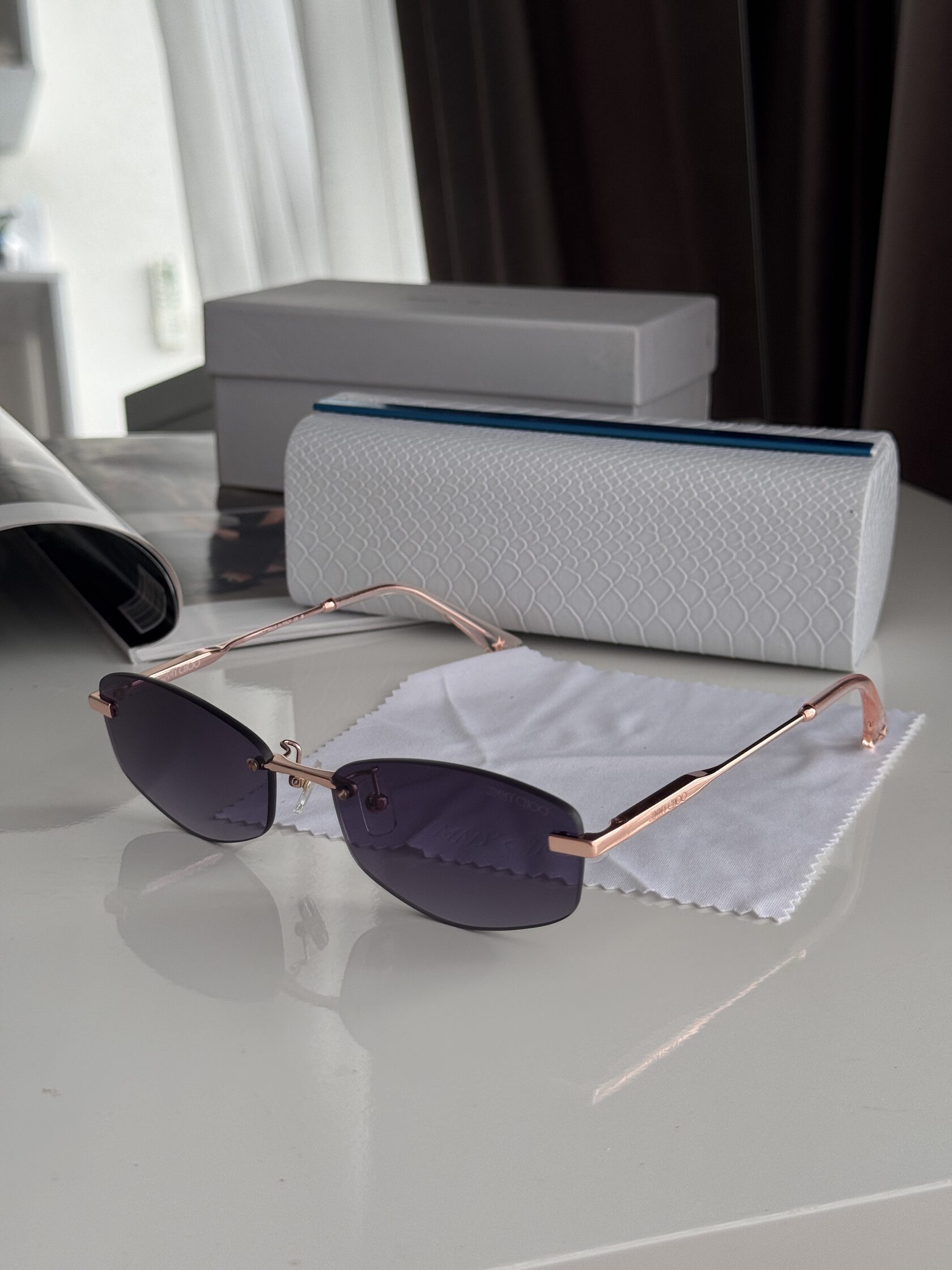 Jimmy Choo Blue/Rose Gold JC 4013D 30088G 2N - 5