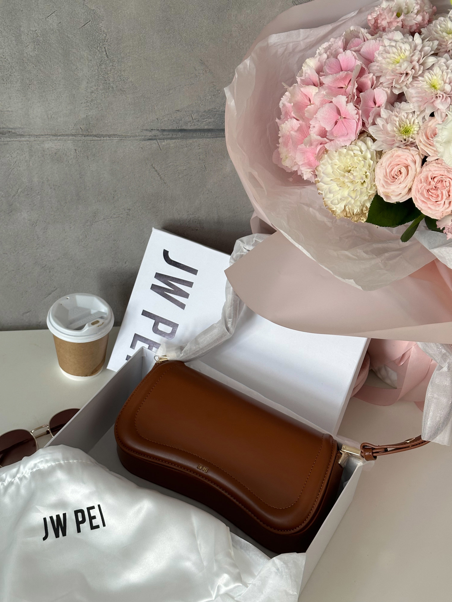 JW PEI Joy Shoulder Bag Brown