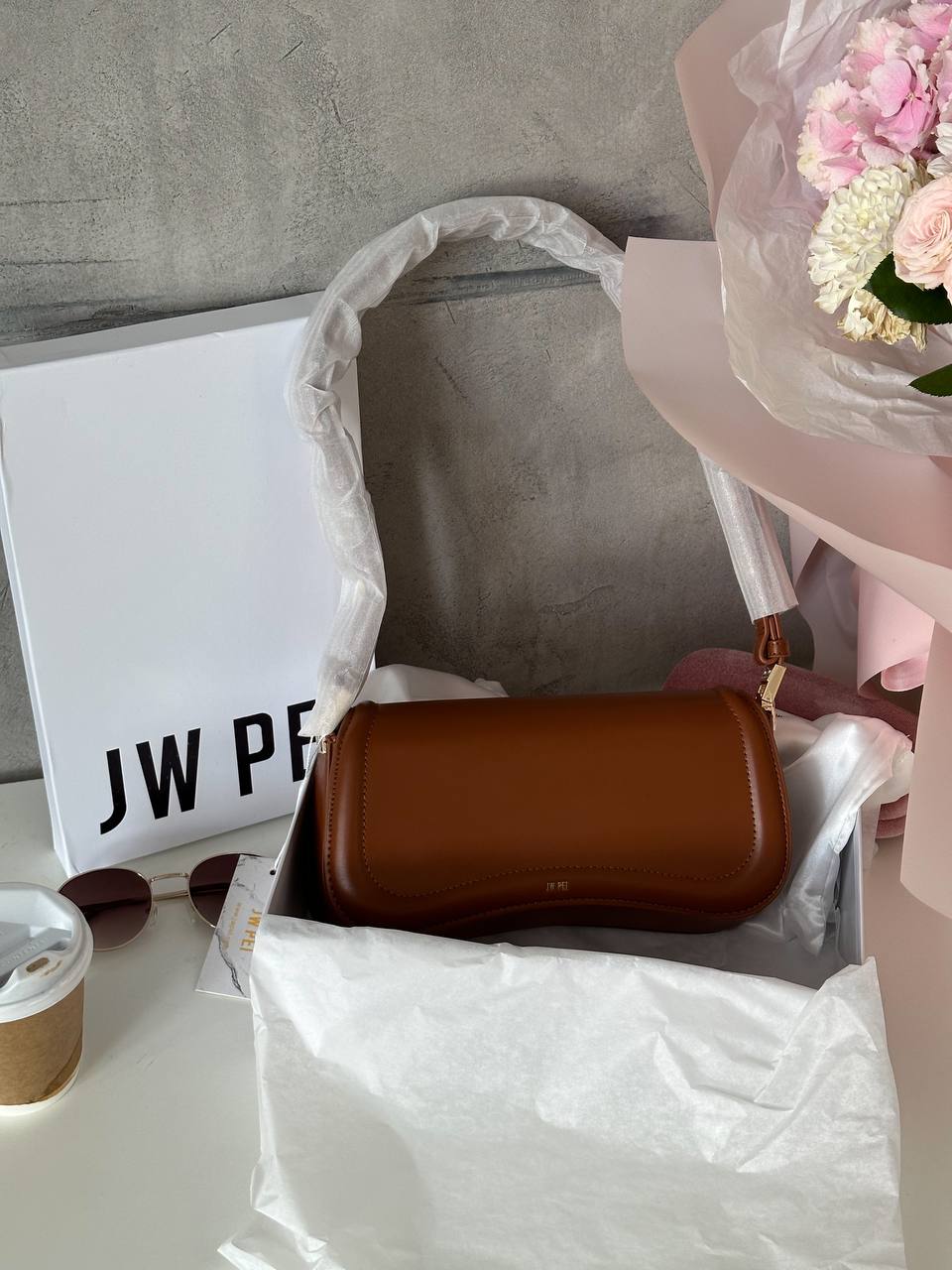 JW PEI Joy Shoulder Bag Brown - 12