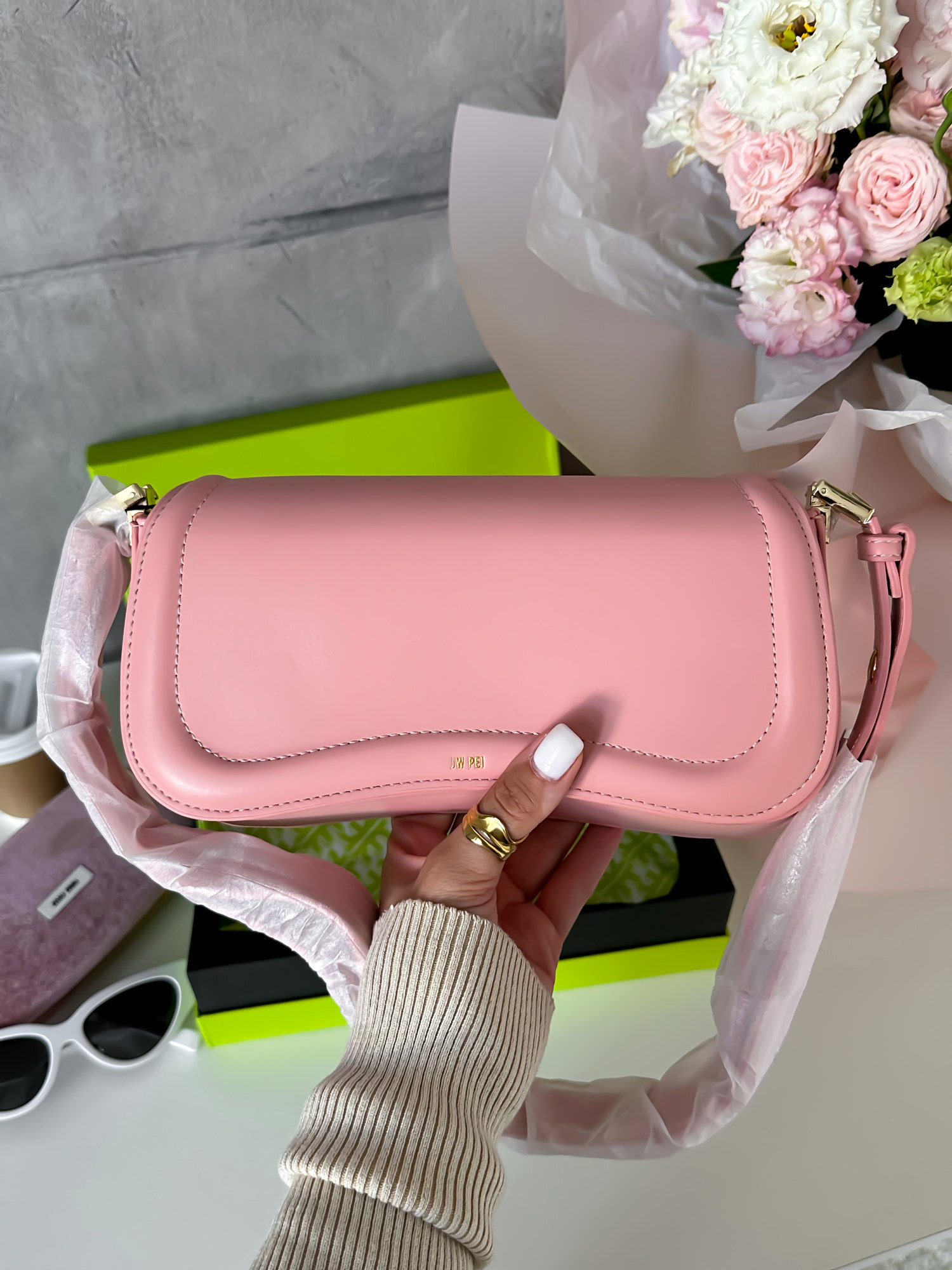 JW PEI Joy Shoulder Bag Pink - 3