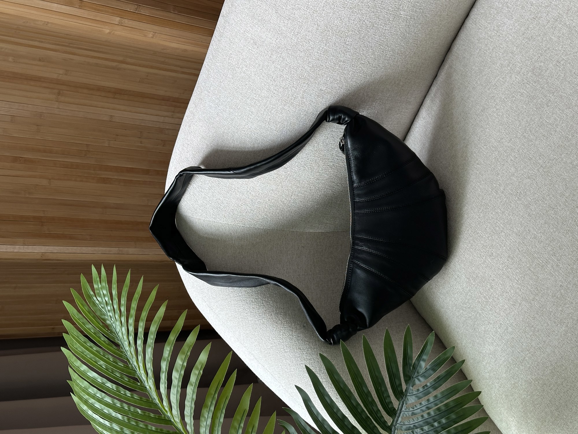 Lemaire Small Croissant Bag Black - 9