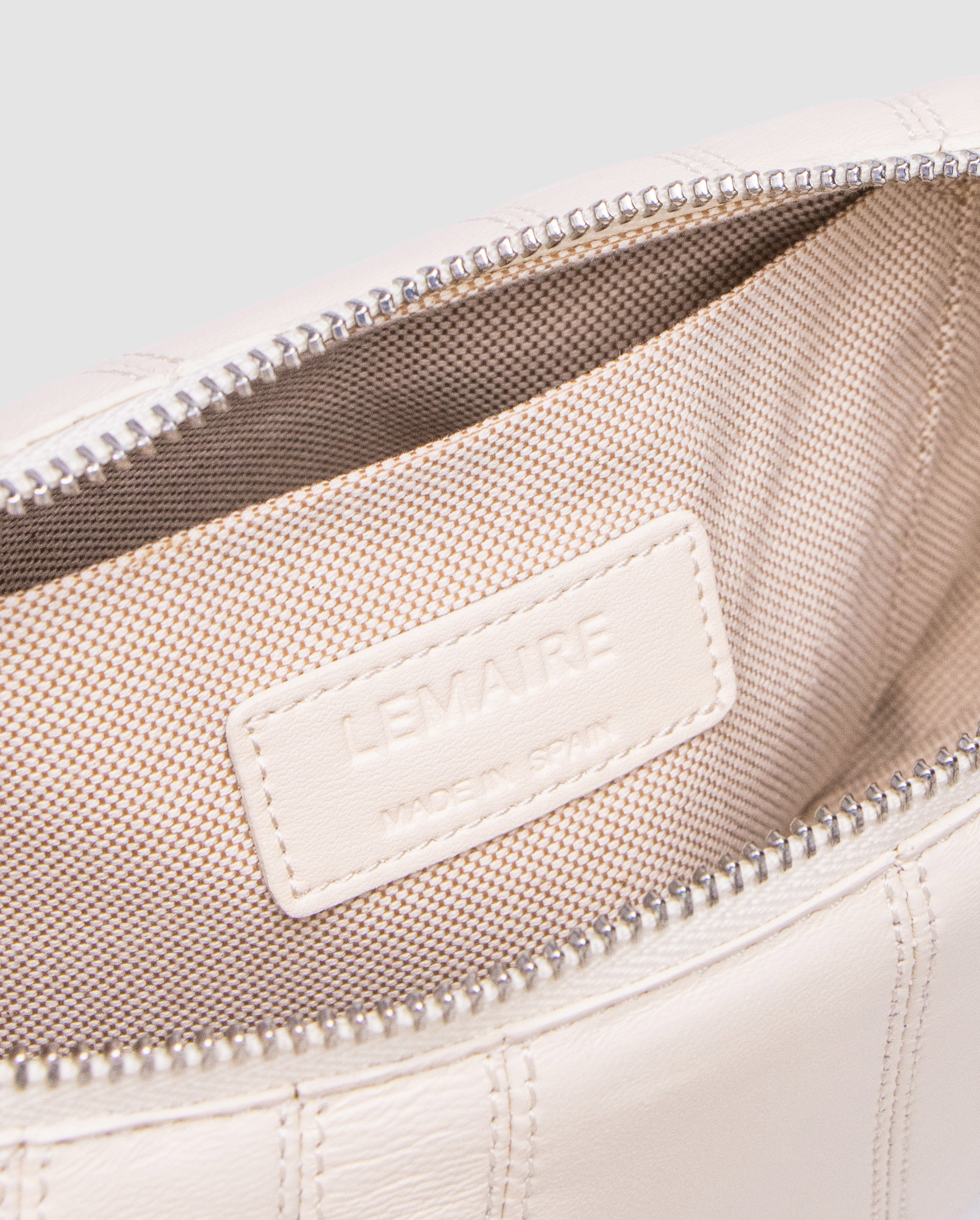 Lemaire Small Croissant Bag White - 4