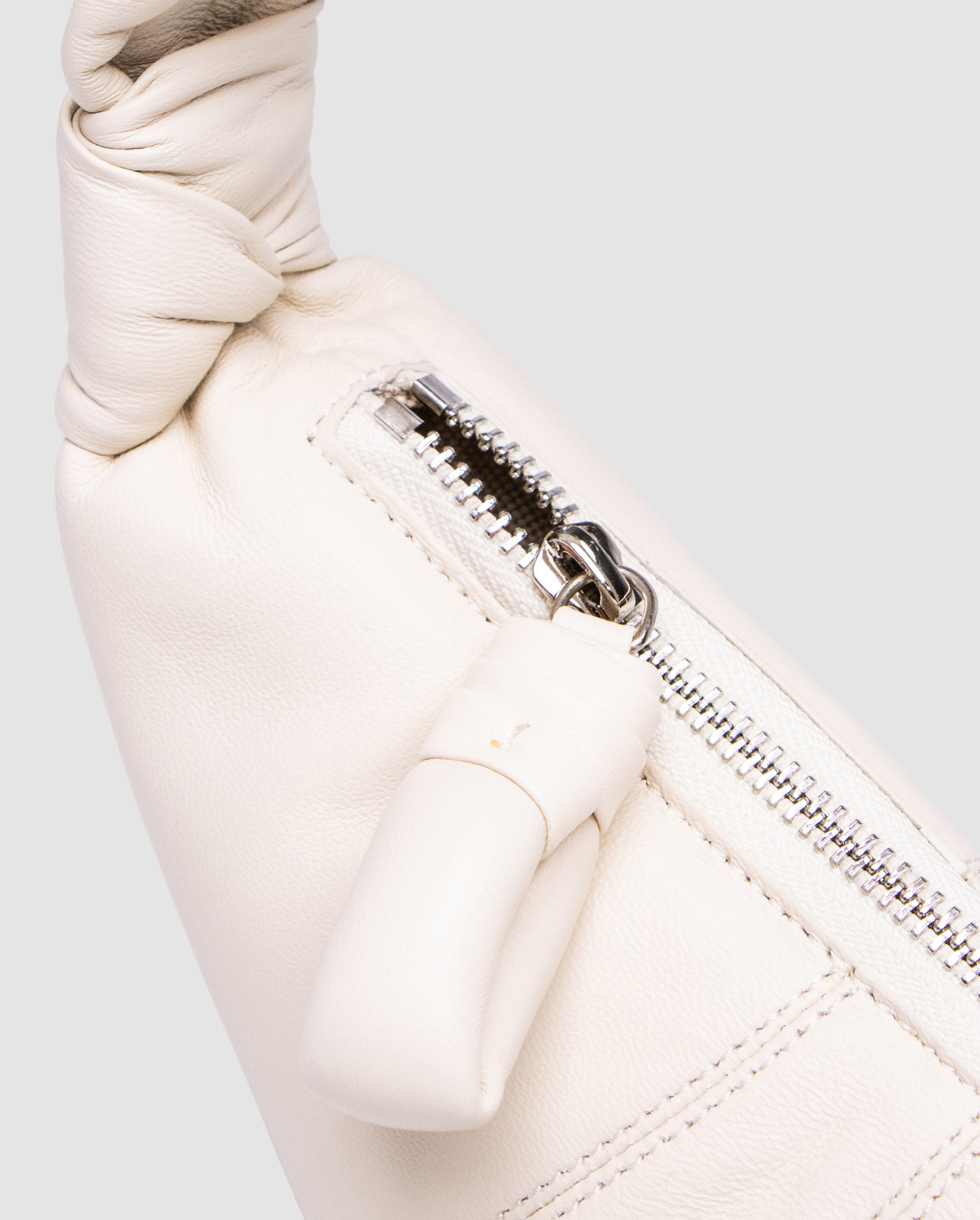 Lemaire Small Croissant Bag White - 3