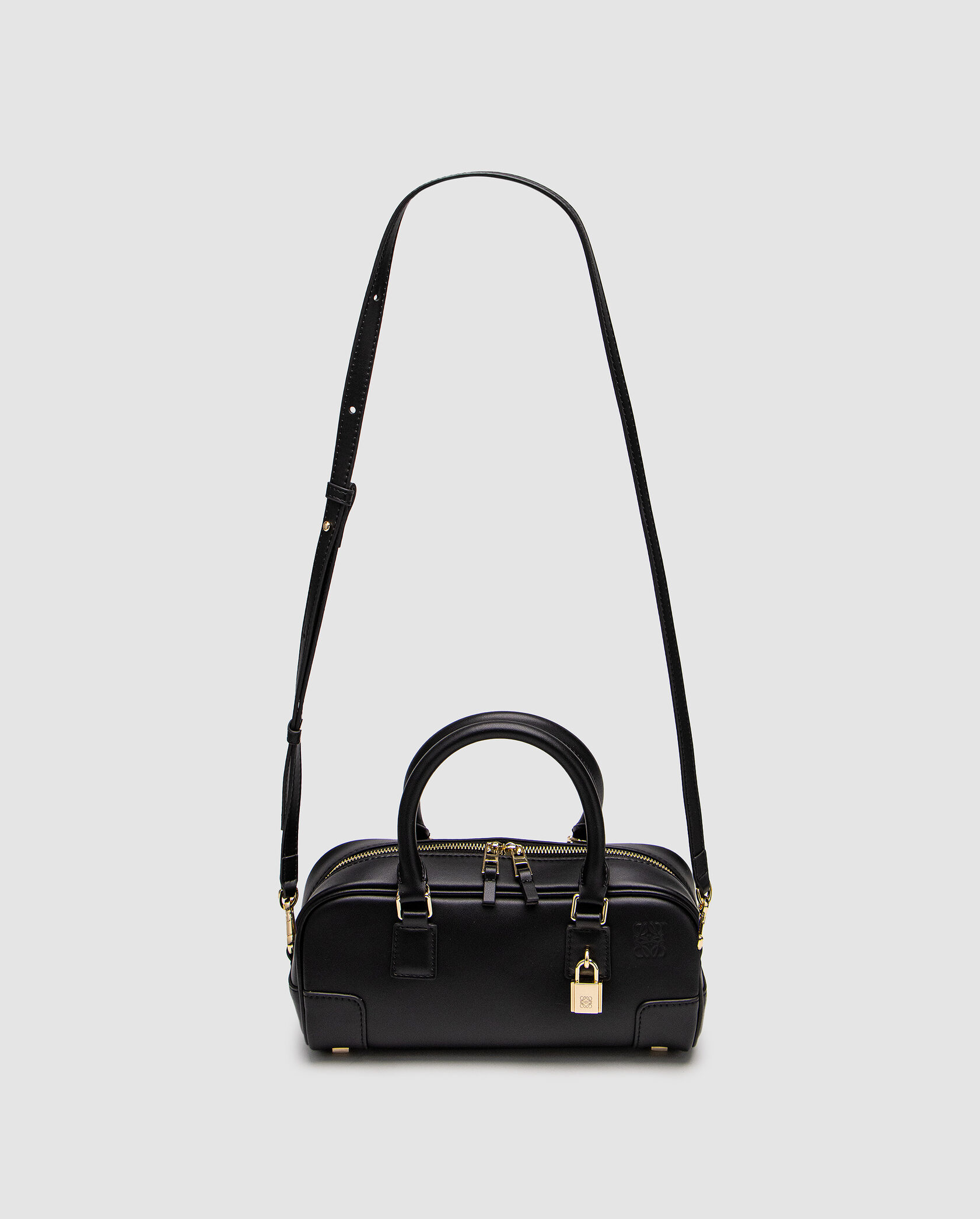 Loewe Amazona 23 Cropped Bag in Nappa Calfskin Black - 3