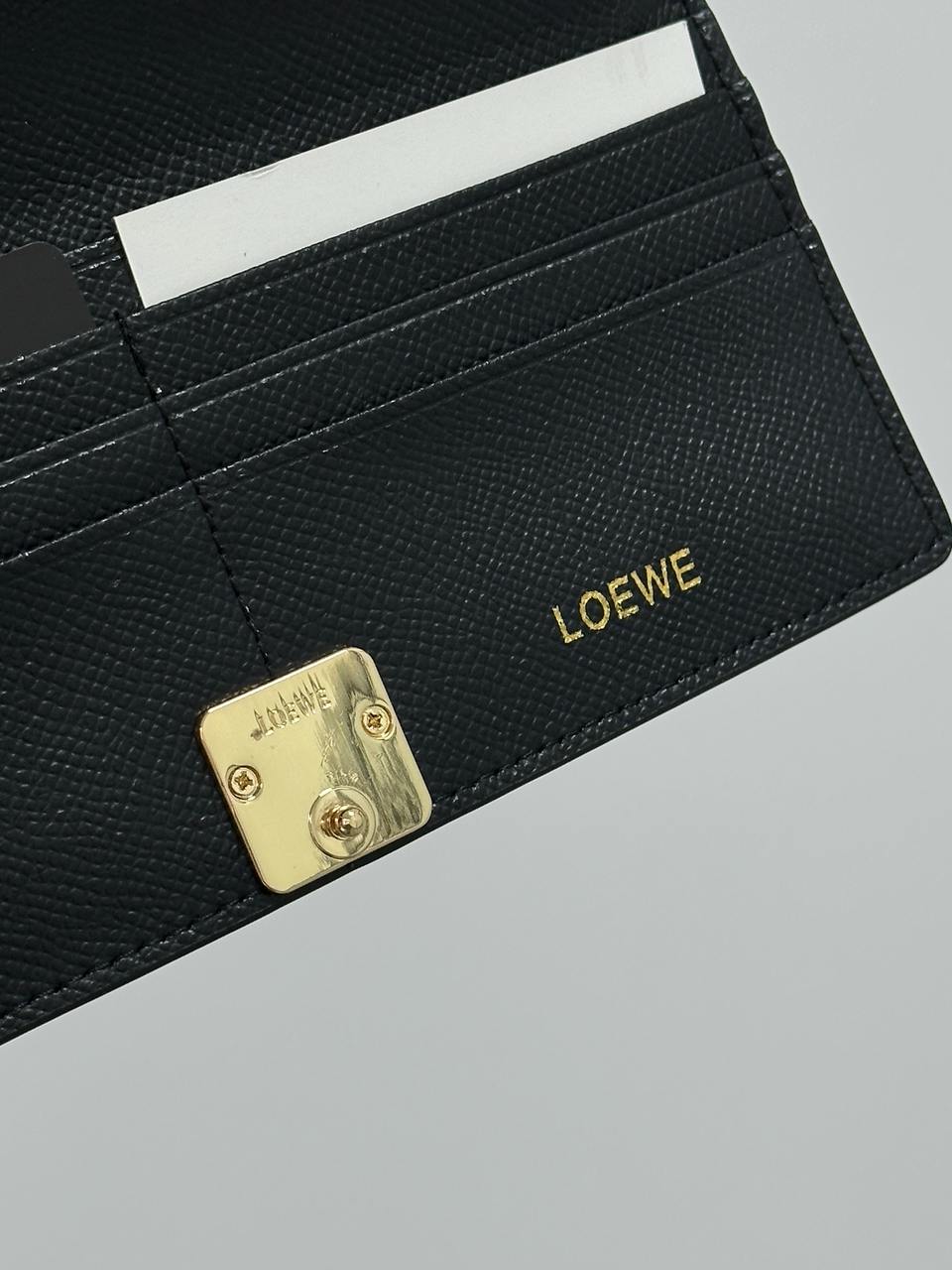 Loewe Anagram Continental Wallet in Pebble Grain Calfskin - 12