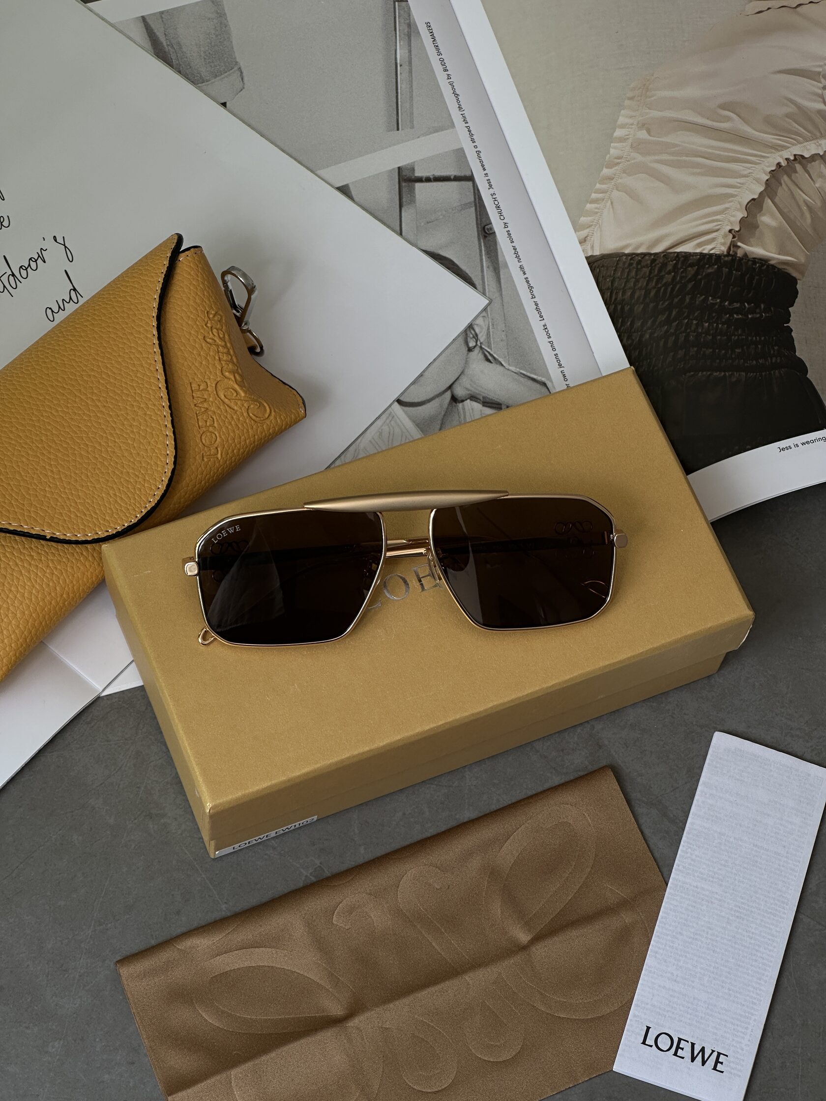 Loewe Brown/Gold LW5115S 002 - 2