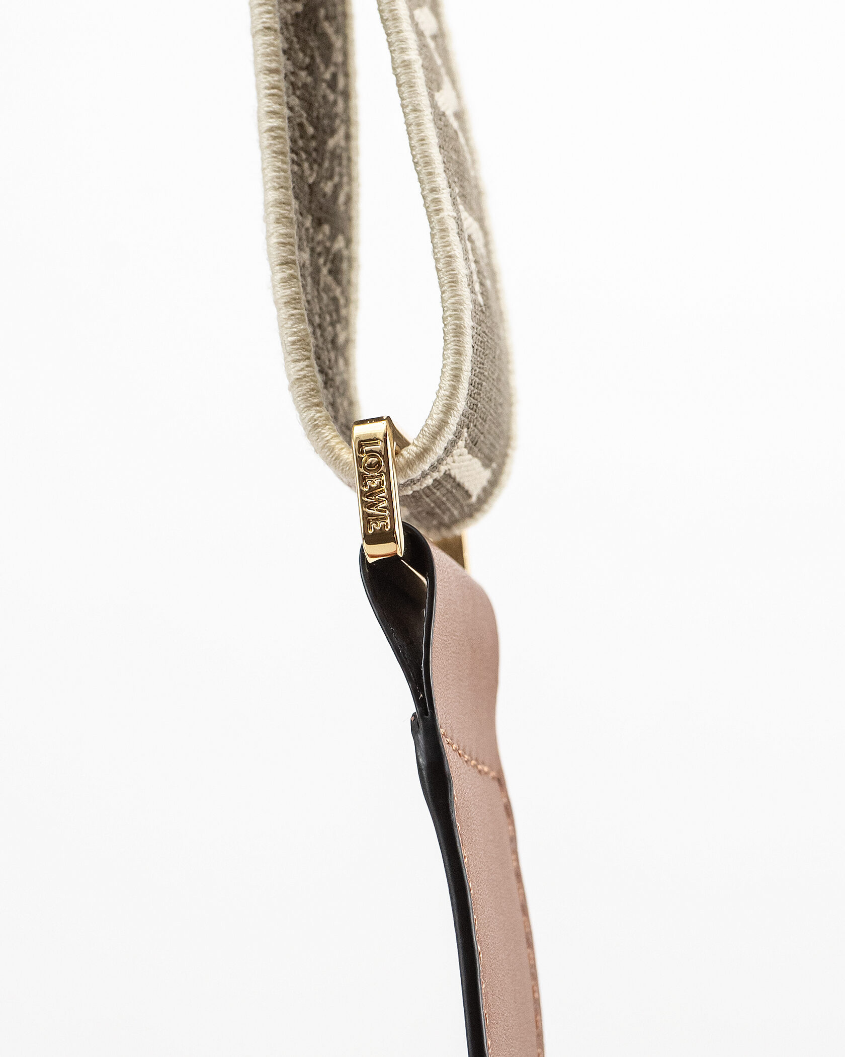 Loewe Gate Small leather and Jacquard Shoulder Bag Brown - 18