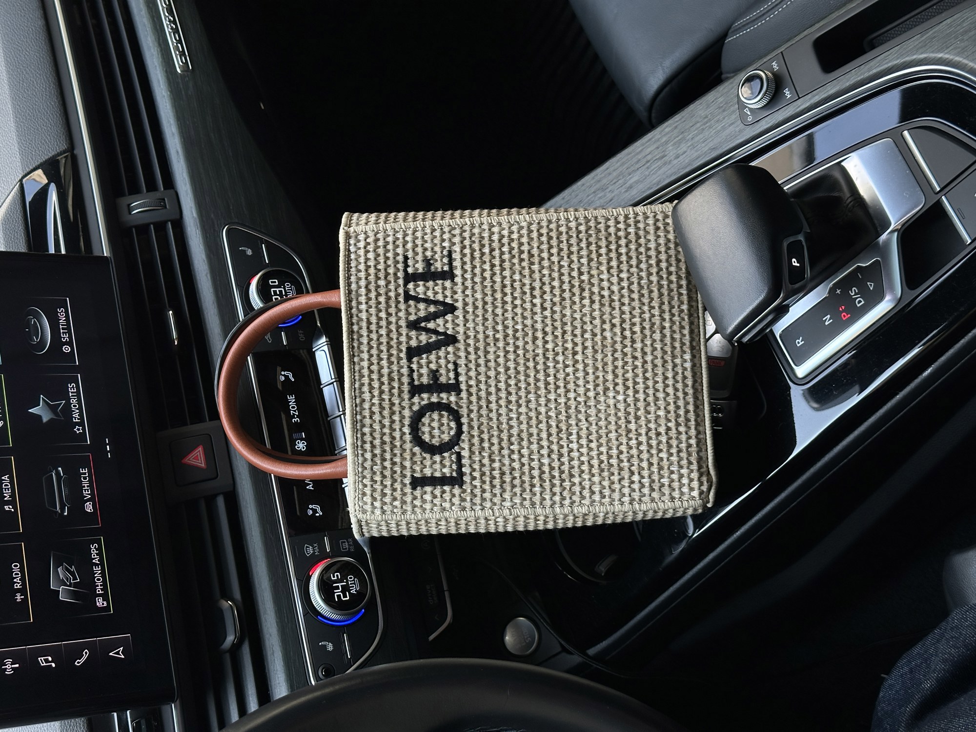 Loewe Leather-Trimmed Raffia Mini Tote Bag - 11