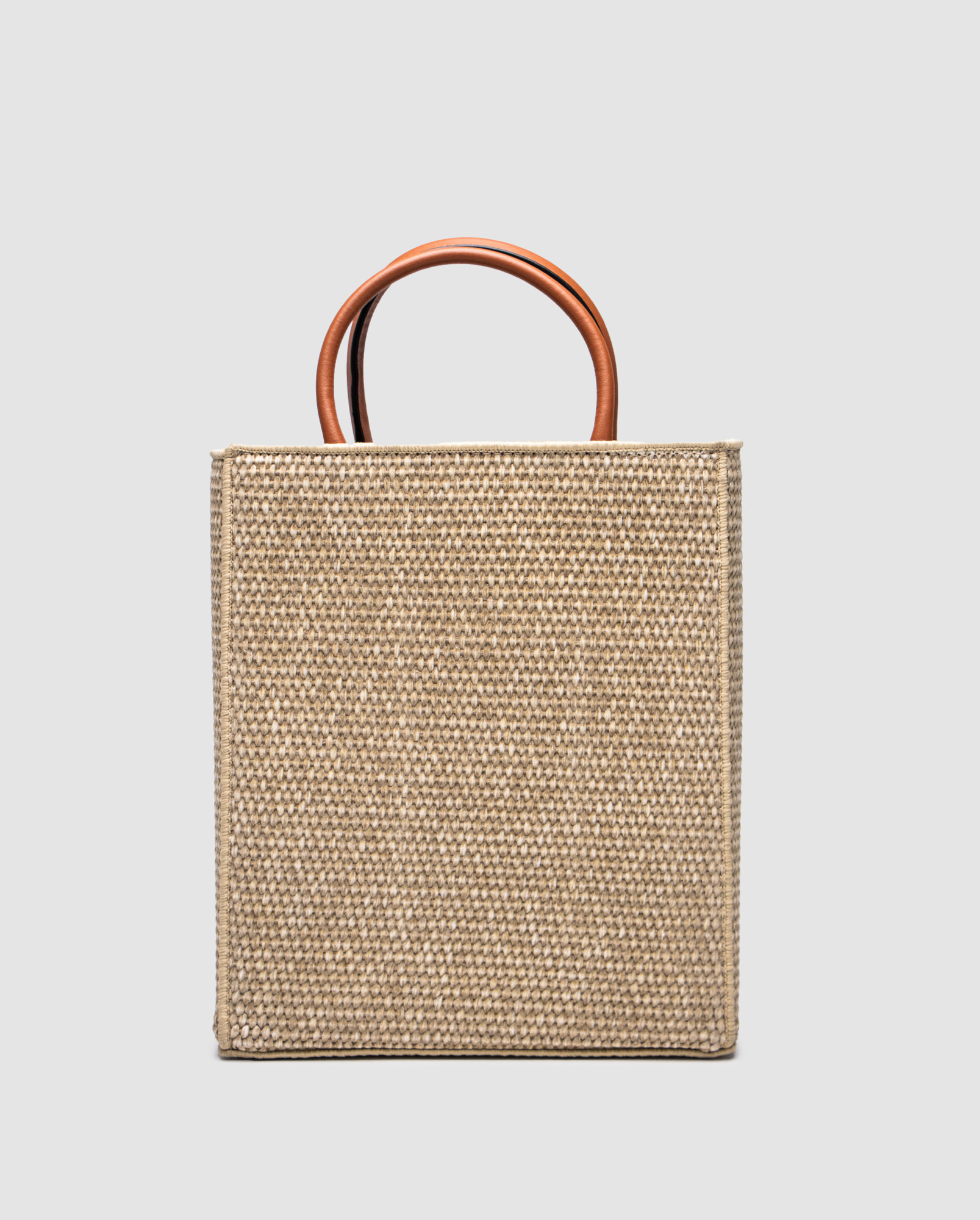 Loewe Leather-Trimmed Raffia Tote Bag - 2
