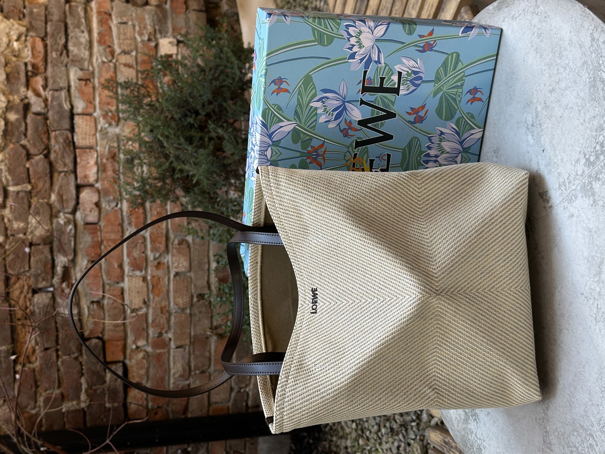 Loewe Medium Puzzle Textile Tote Bag - 4