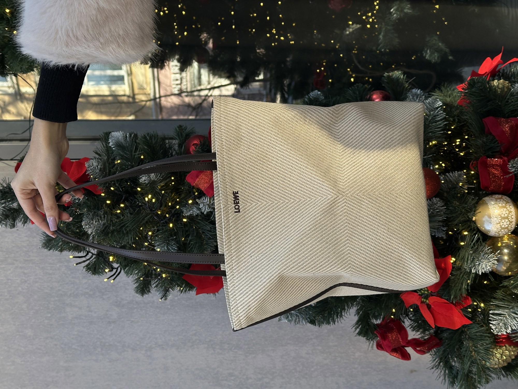 Loewe Medium Puzzle Textile Tote Bag - 10