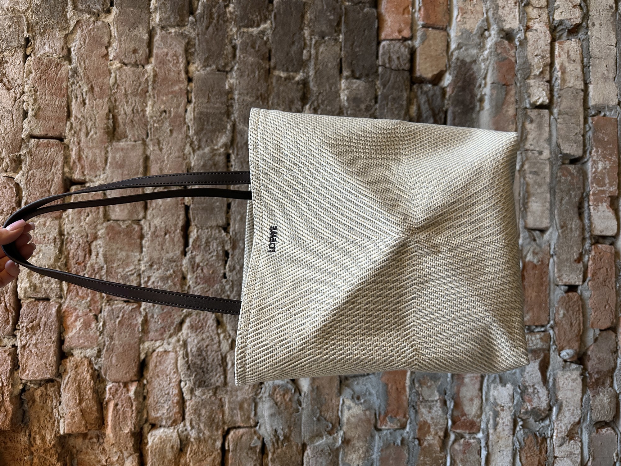 Loewe Medium Puzzle Textile Tote Bag - 5