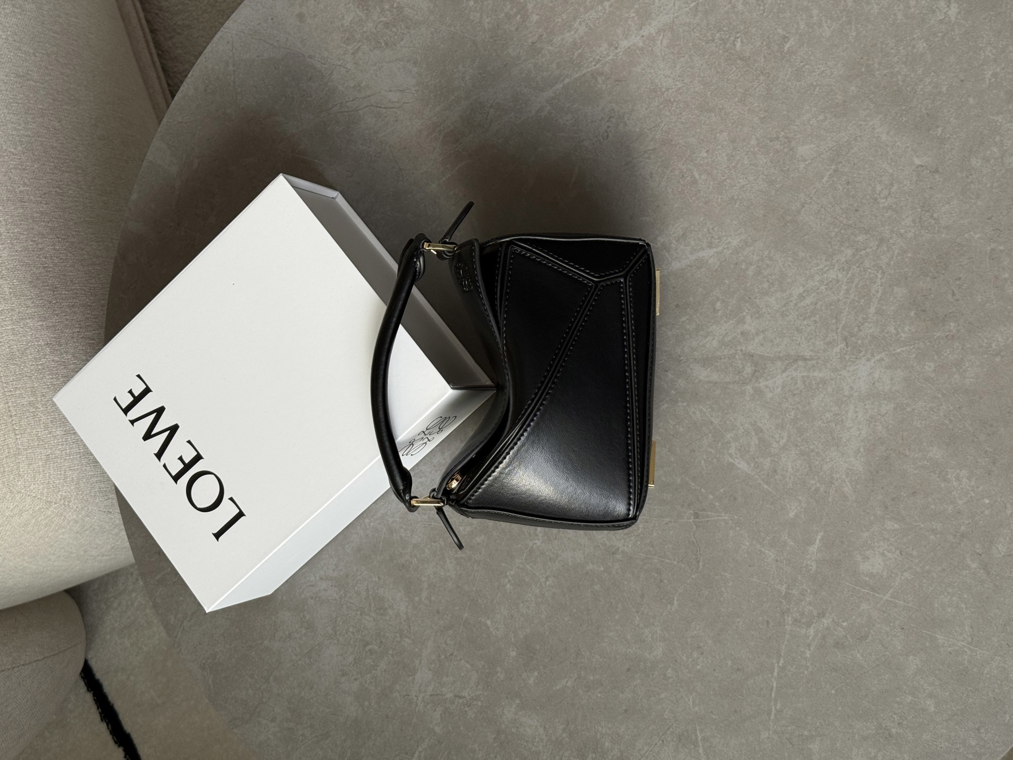 Loewe Mini Puzzle Bag Black - 15