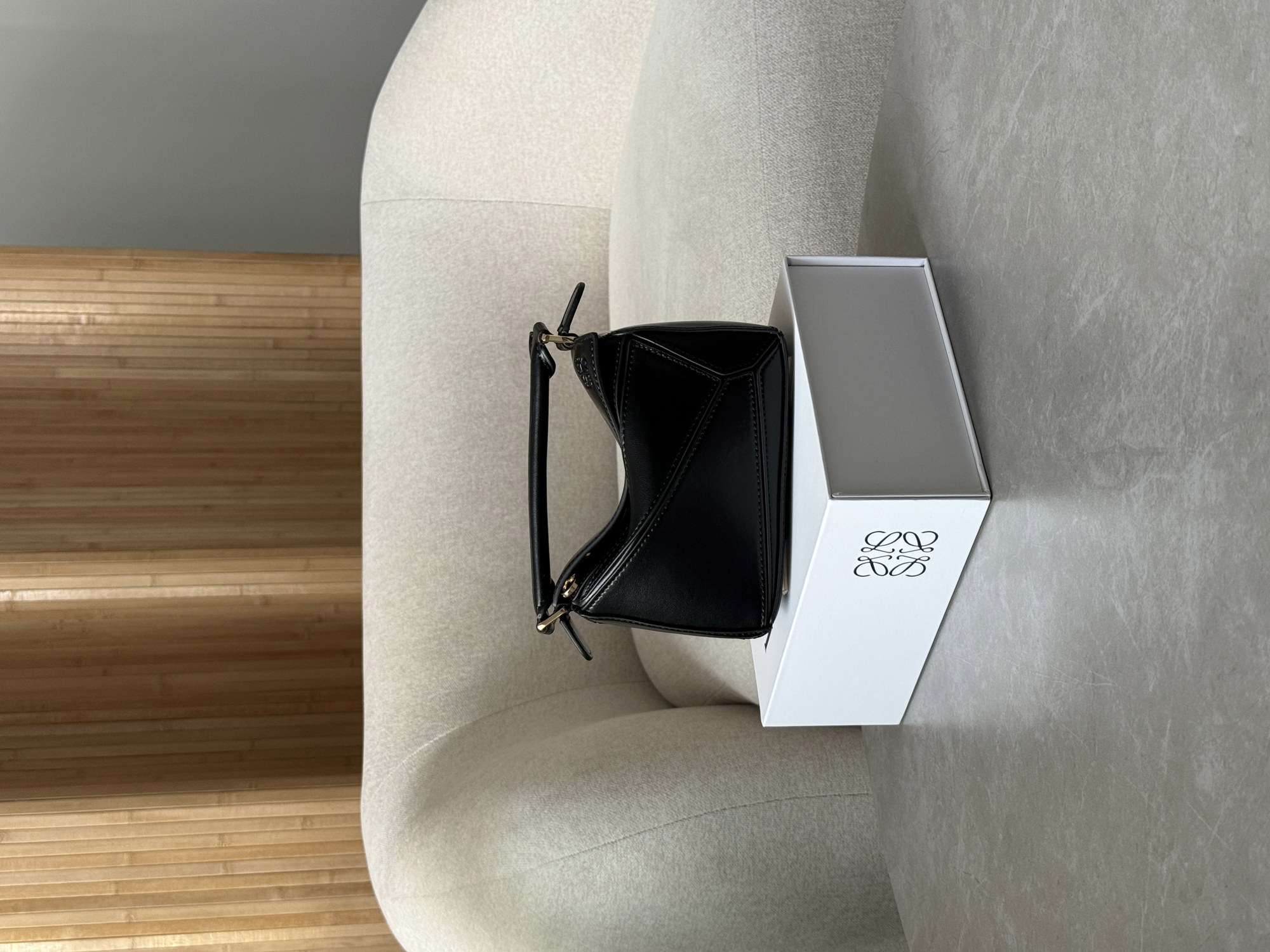 Loewe Mini Puzzle Bag Black - 14