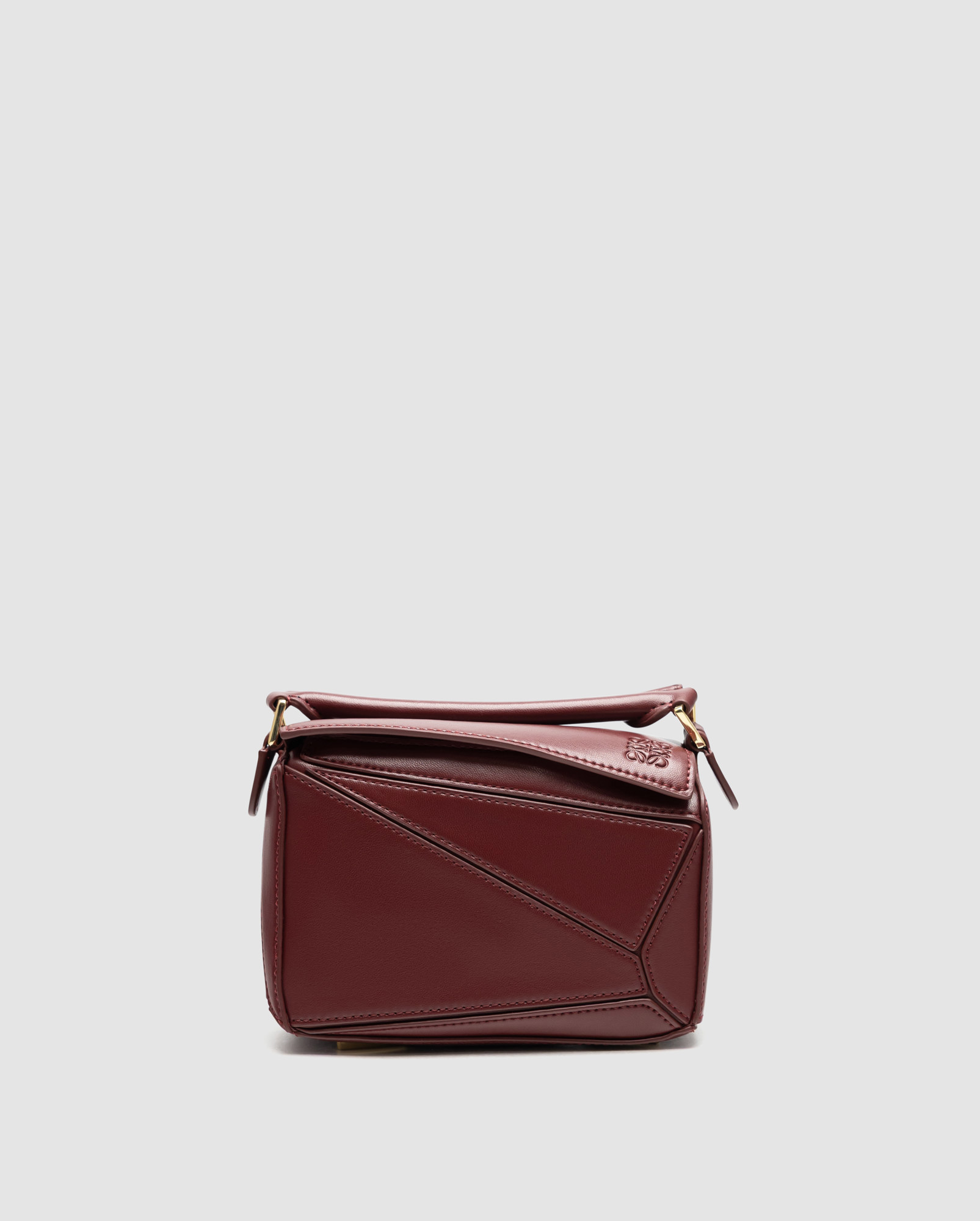 Loewe Mini Puzzle Bag Burgundy - 3