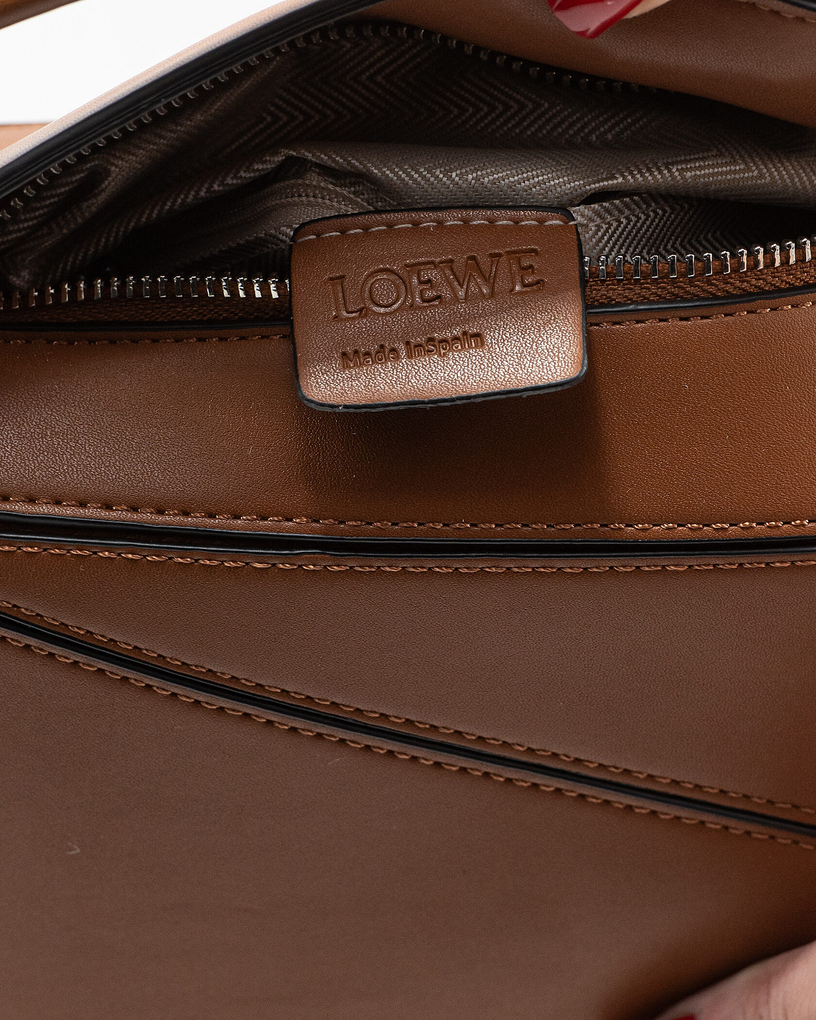 Loewe Paula's Ibiza Puzzle Bag In Classic Calfskin Brown - 14
