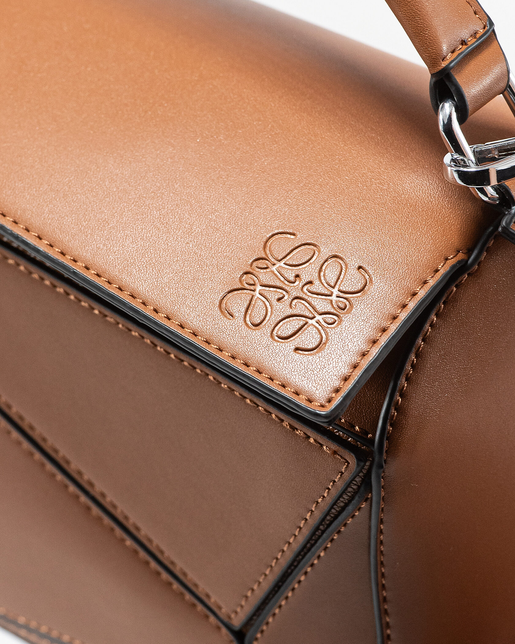 Loewe Paula's Ibiza Puzzle Bag In Classic Calfskin Brown - 8