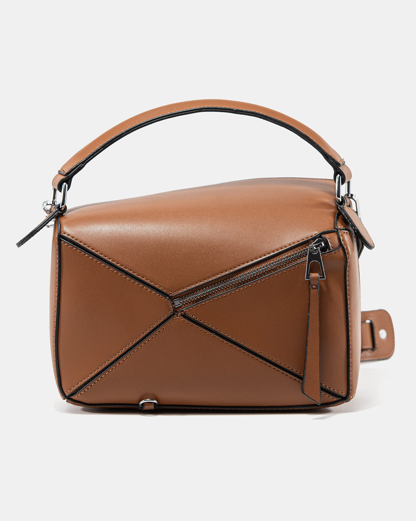 Loewe Paula's Ibiza Puzzle Bag In Classic Calfskin Brown - 9