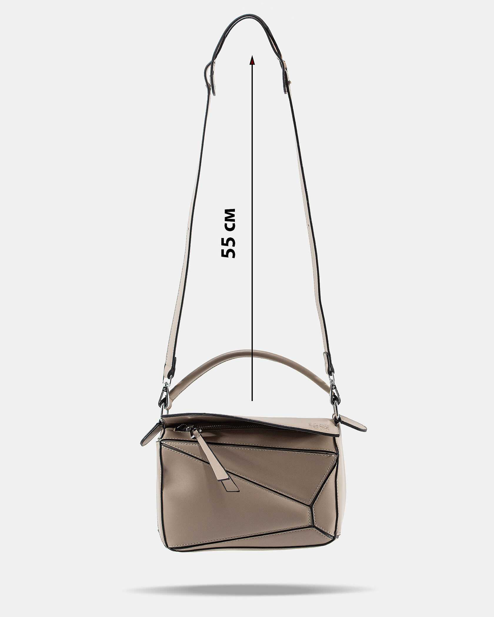 Loewe Paula's Ibiza Puzzle Bag In Classic Calfskin Gentle beige - 4