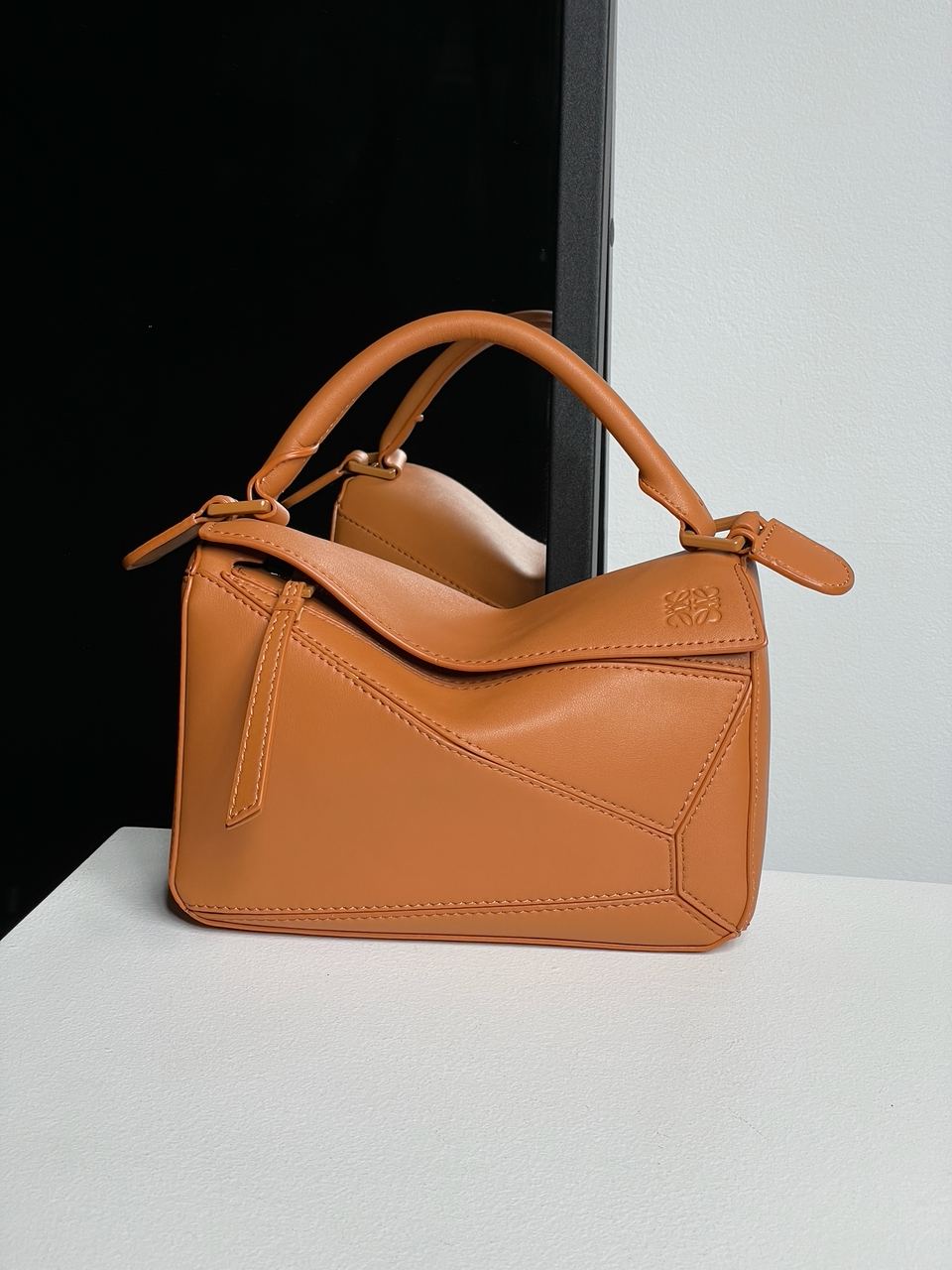 Loewe Paula's Ibiza Puzzle Bag In Classic Calfskin Ginger - 4