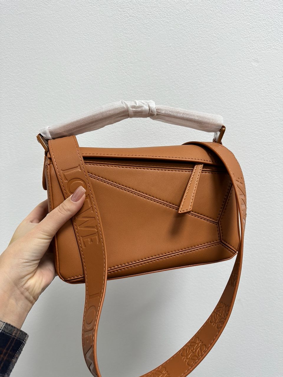 Loewe Paula's Ibiza Puzzle Bag In Classic Calfskin Ginger - 7