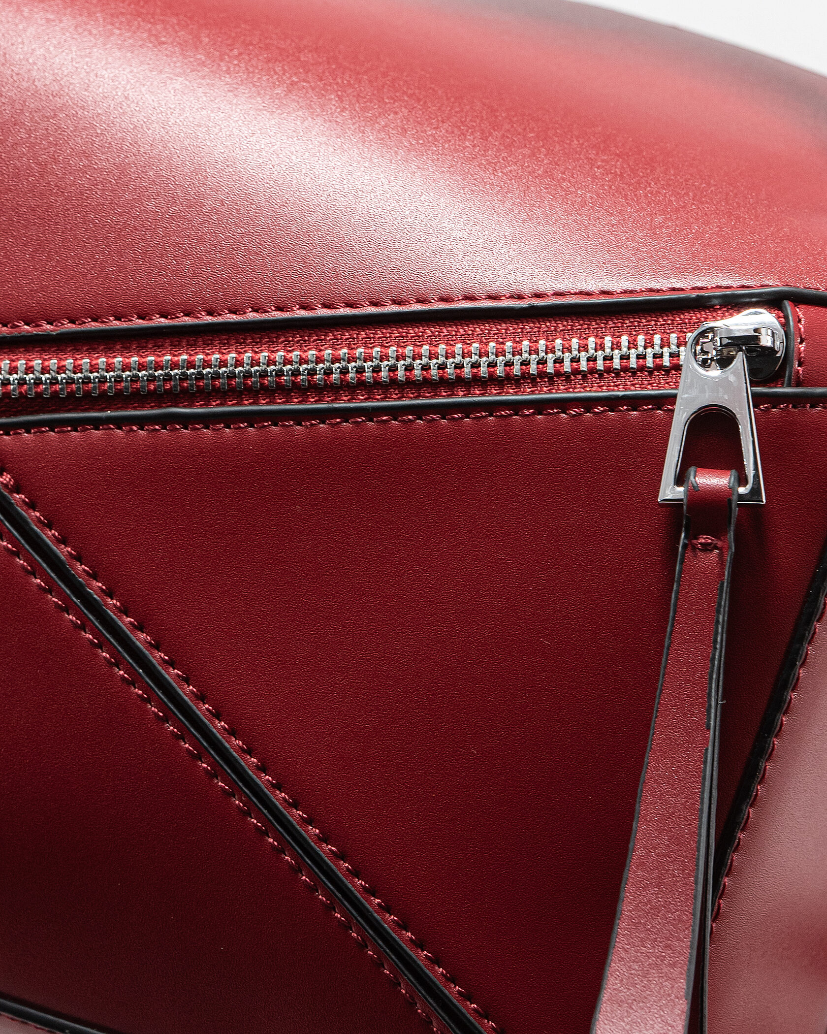 Loewe Paula's Ibiza Puzzle Bag In Classic Calfskin Red - 12