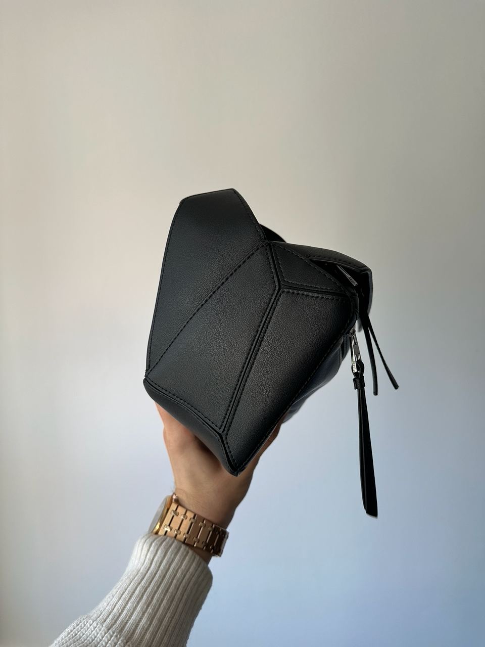 Loewe Puzzle Bag in Classic Calfksin Black - 7
