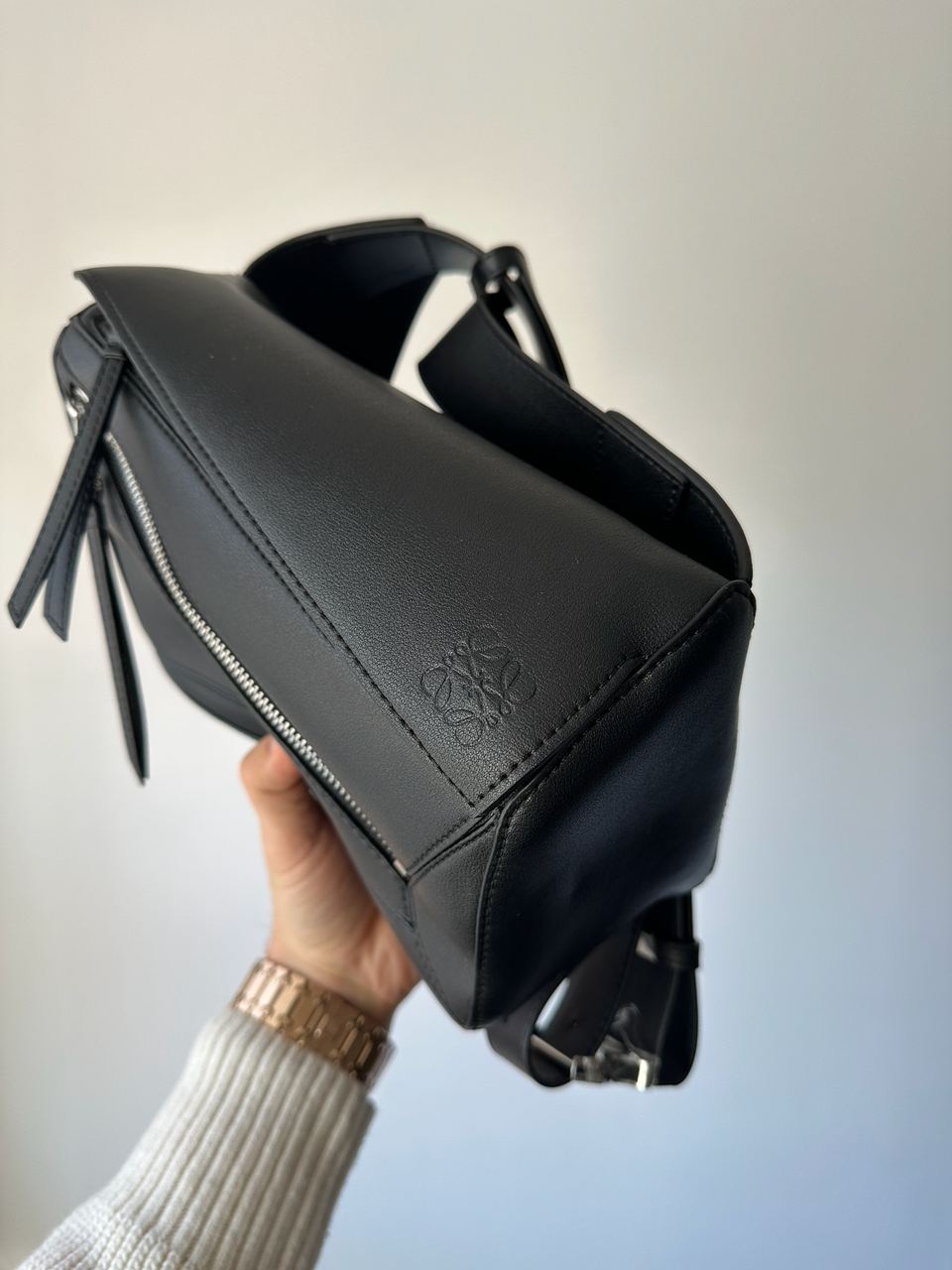Loewe Puzzle Bag in Classic Calfksin Black - 8