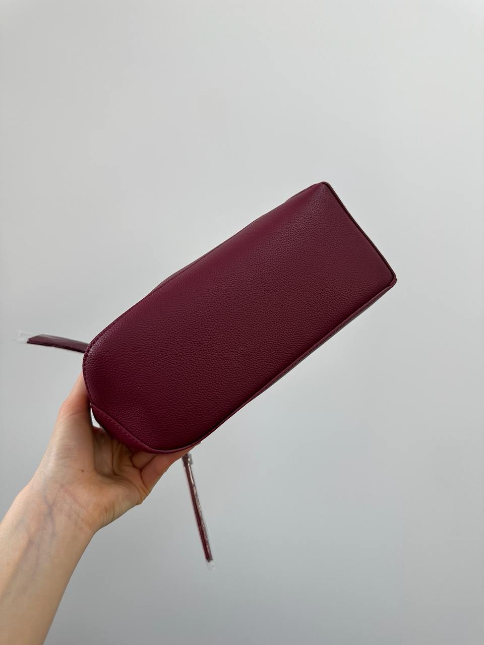 Loewe Small Puzzle Bag In Classic Calfskin Burgundy - 9
