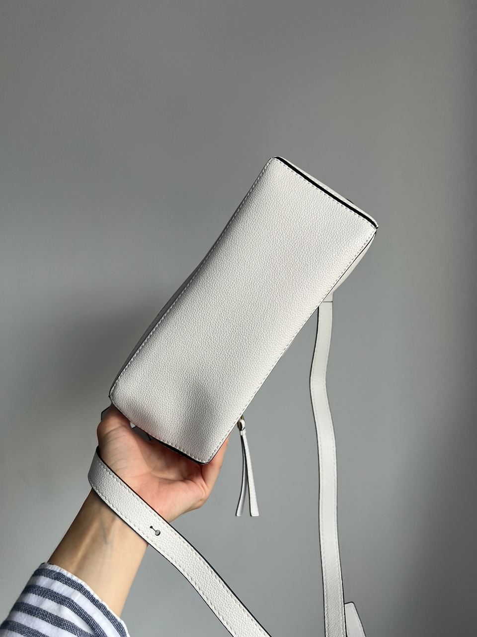 Loewe Small Puzzle Bag in Classic Calfskin White - 7