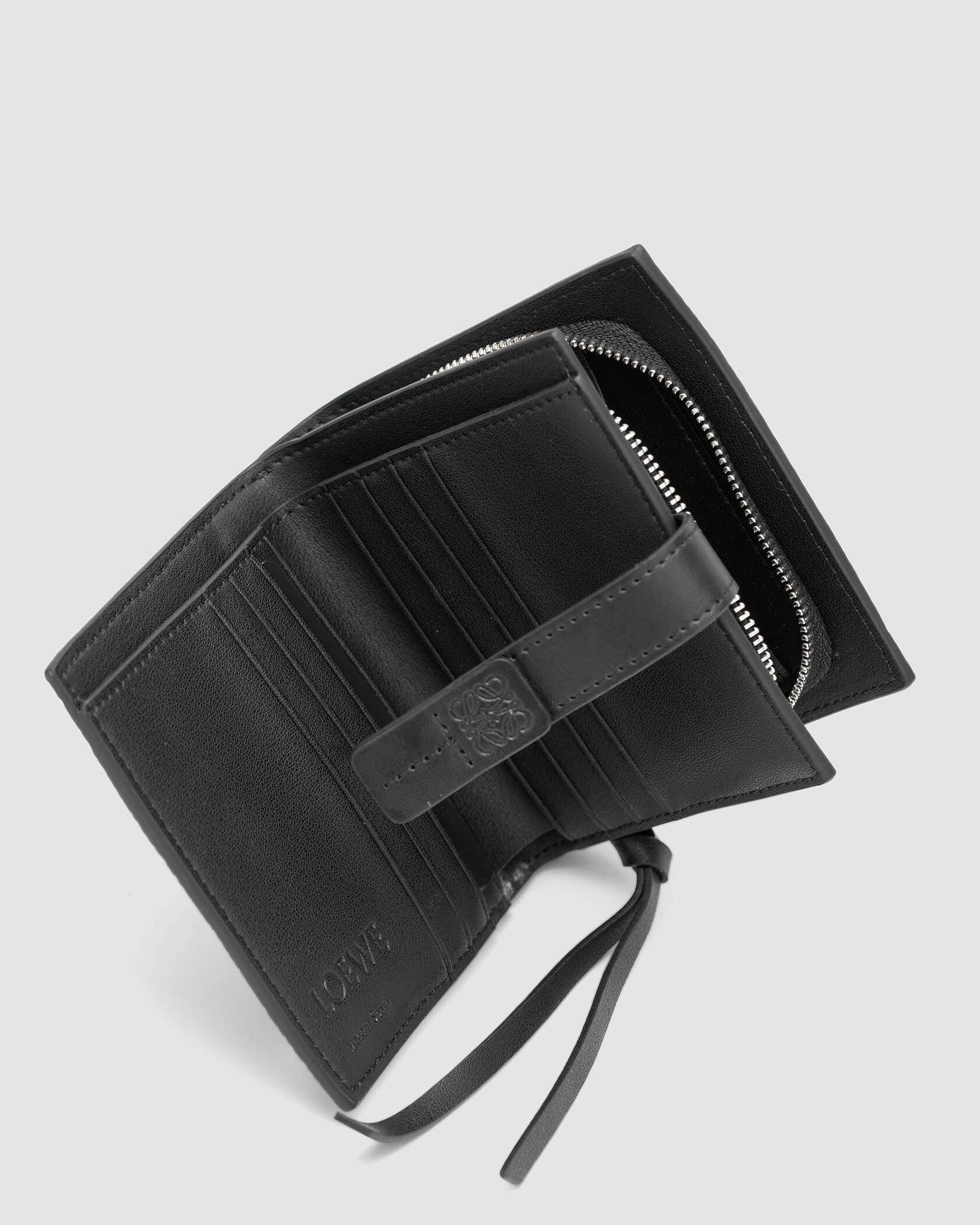 Loewe Two-tone Leather Wallet Black - 4