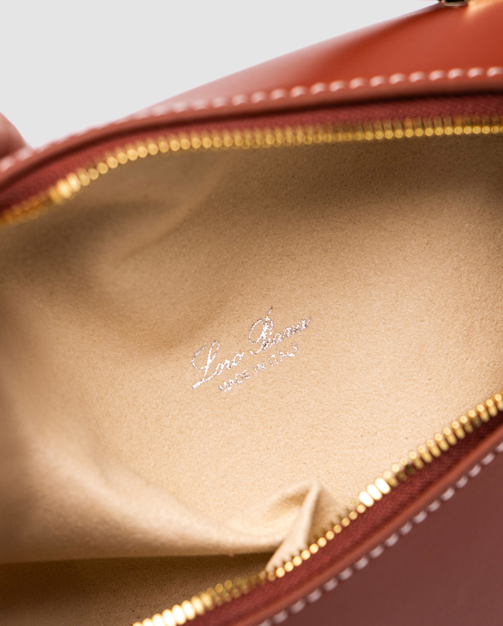 Loro Piana Extra Bag 19 Ginger Leather - 5