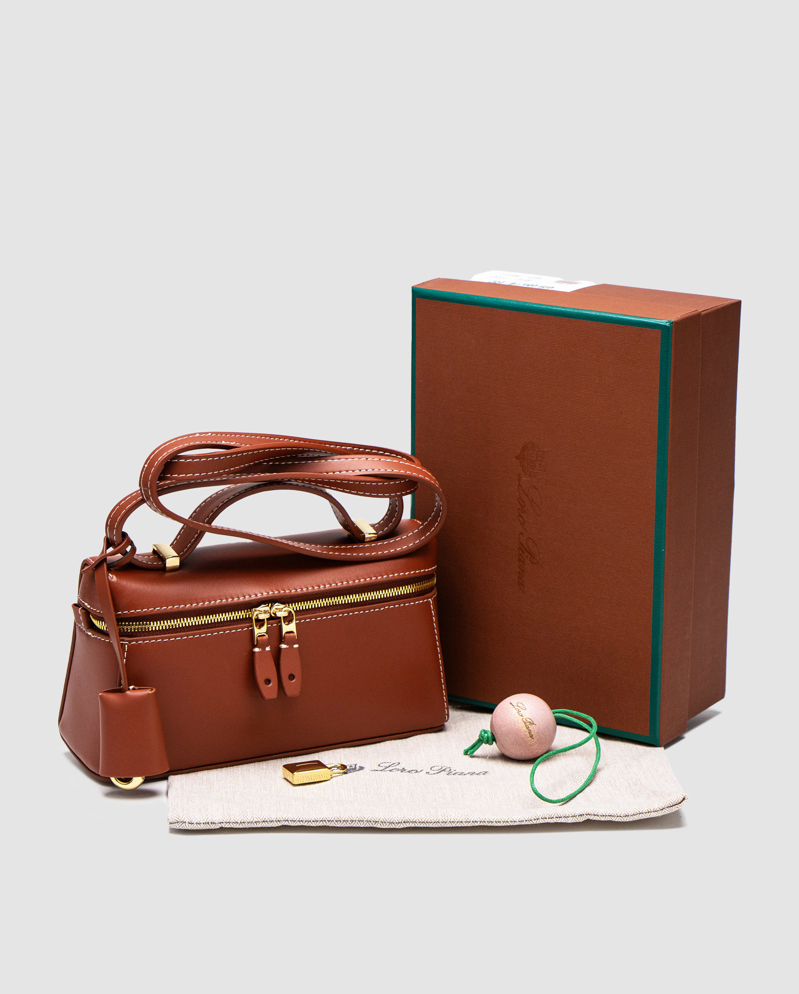 Loro Piana Extra Bag 19 Ginger Leather - 6