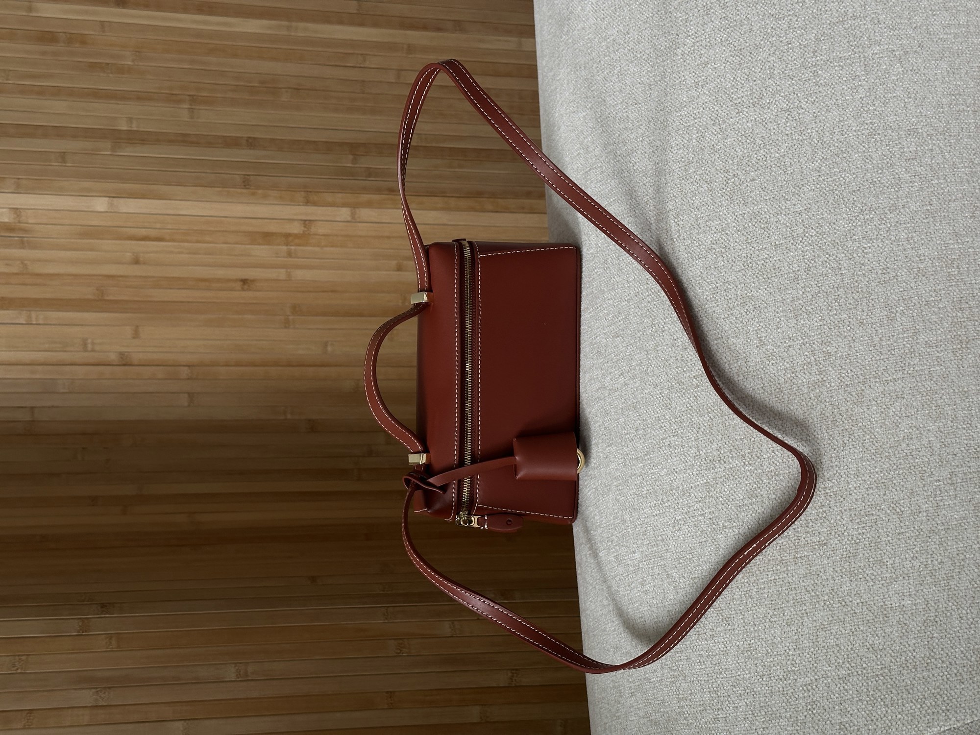 Loro Piana Extra Bag 19 Ginger Leather - 8