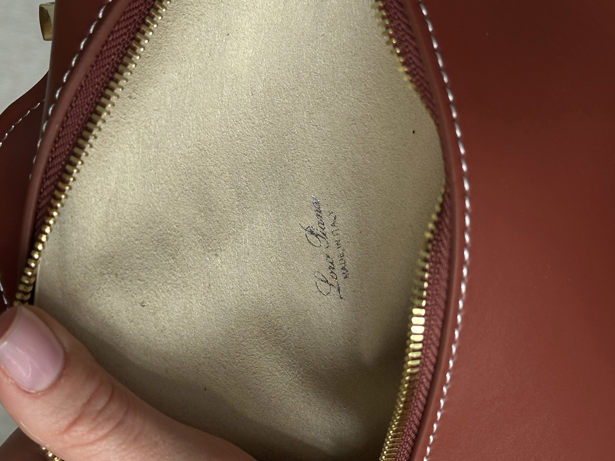 Loro Piana Extra Bag 19 Ginger Leather - 15