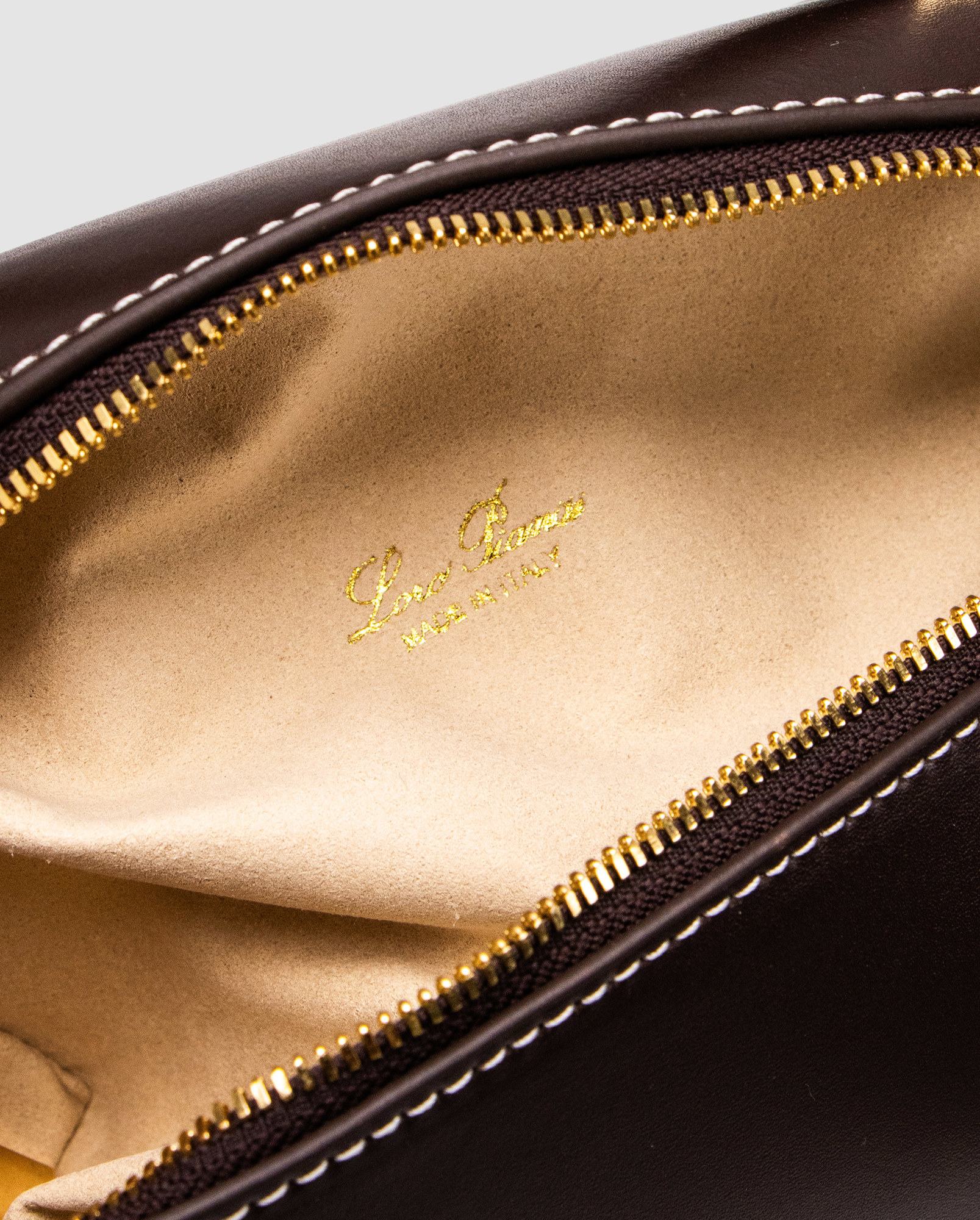 Loro Piana Extra Bag L19 Chocolate Leather - 6