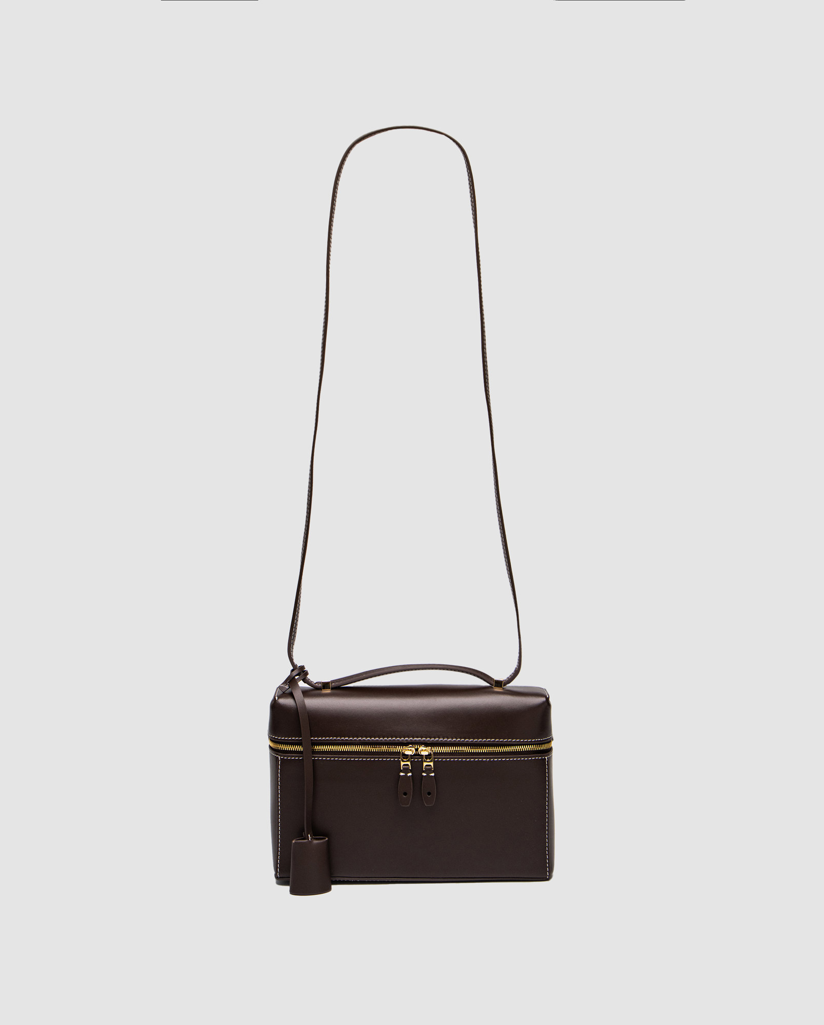Loro Piana Extra Bag L23 Chocolate Leather - 2