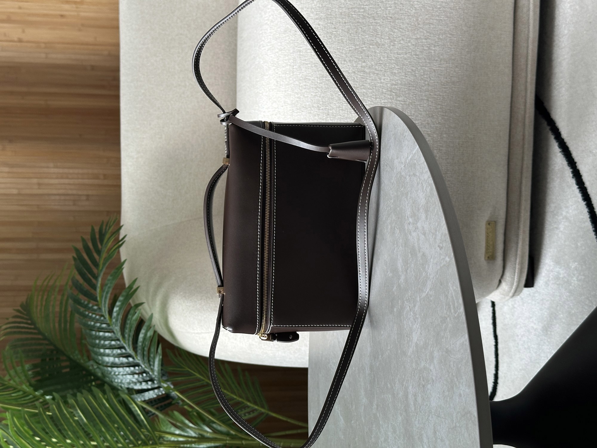 Loro Piana Extra Bag L23 Chocolate Leather - 11
