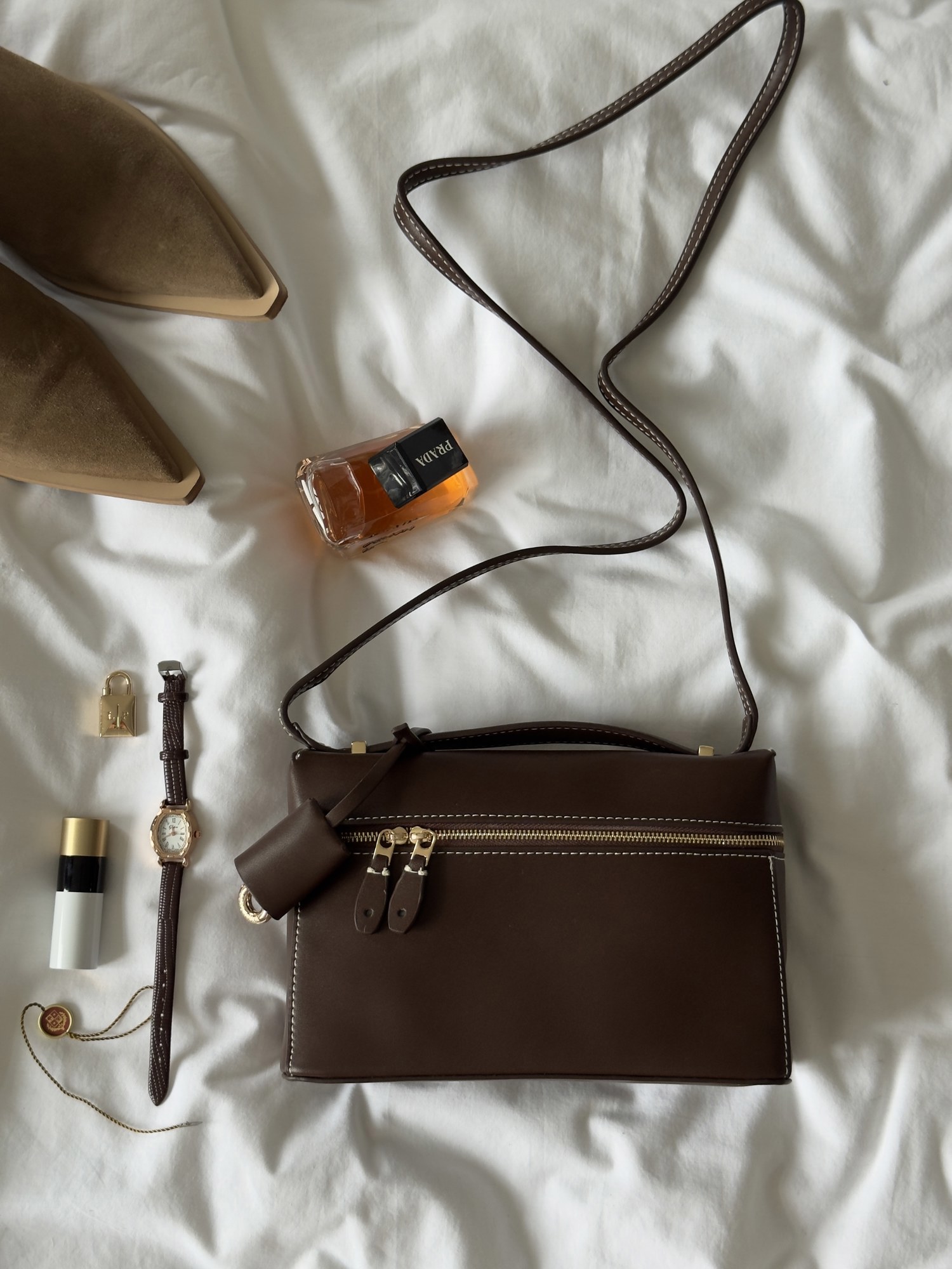 Loro Piana Extra Bag L27 Brown - 5