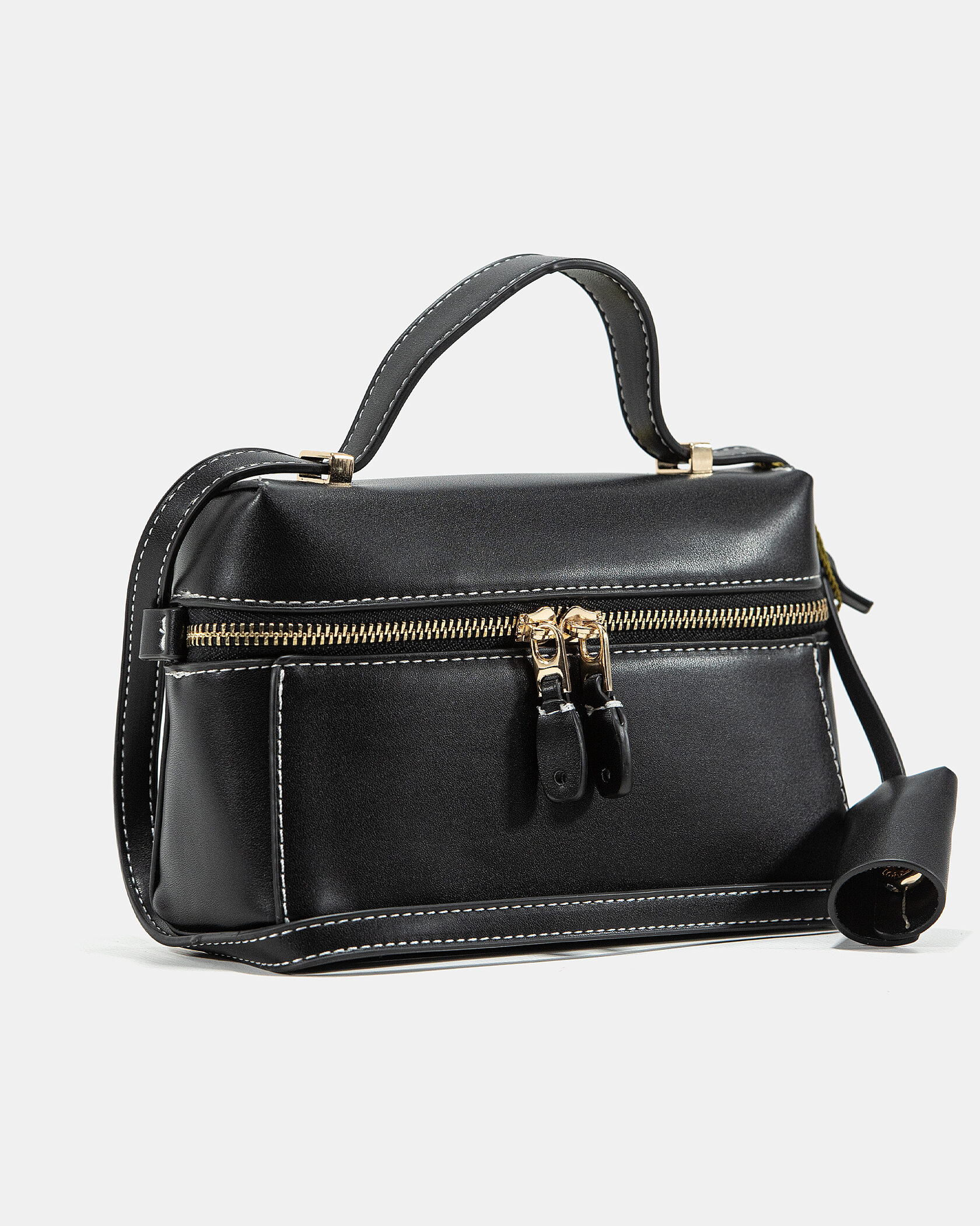 Loro Piana Extra Pocket in Smooth Leather Black - 5