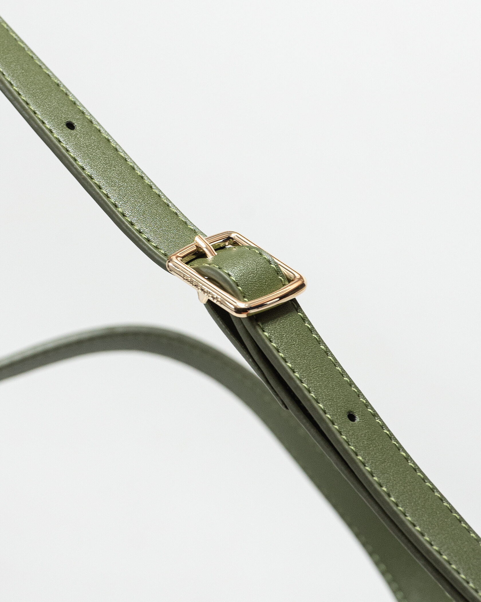 Loro Piana Small Ghiera Bag in Olive Green Smooth Calfskin - 11