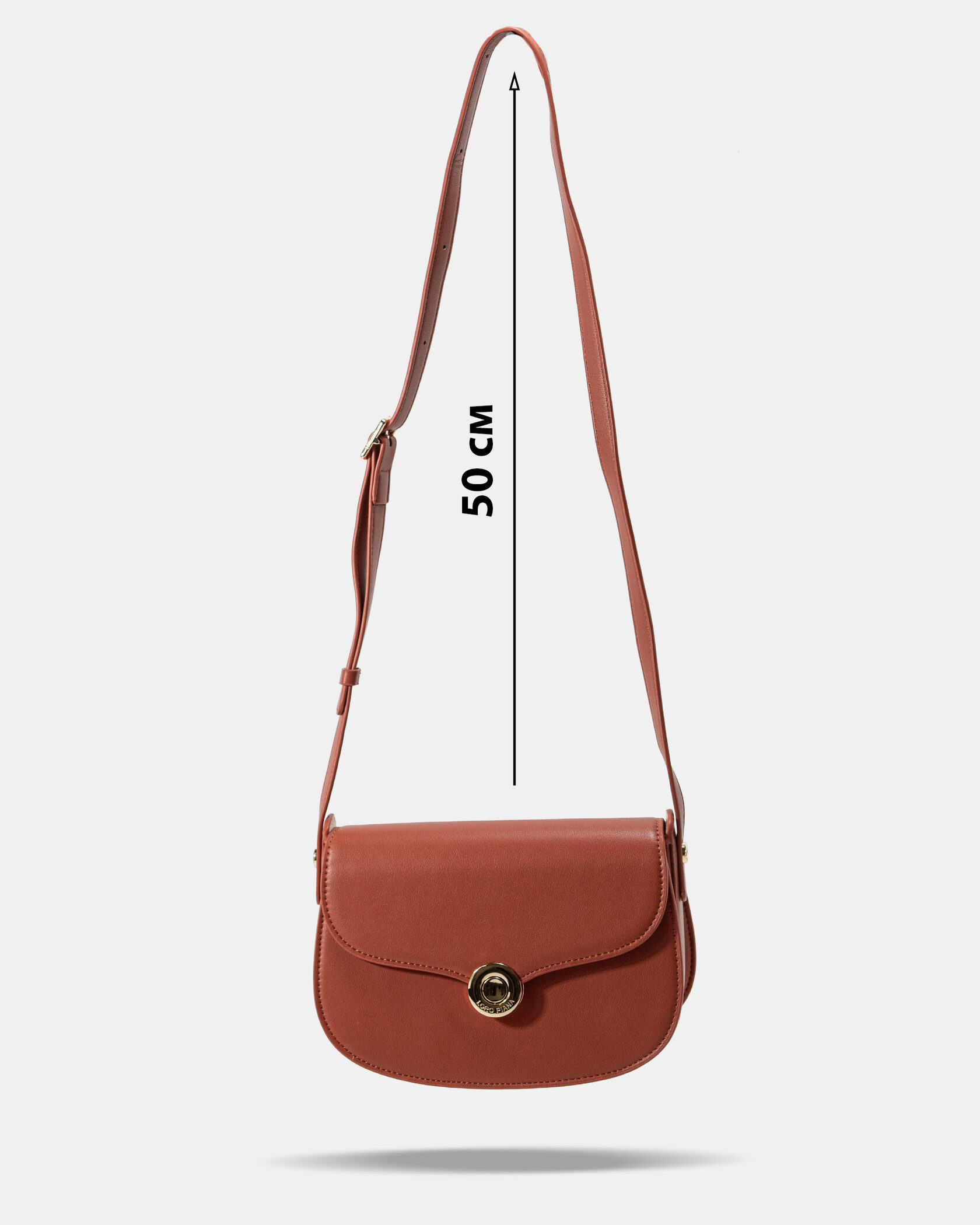 Loro Piana Small Ghiera Bag in Terracotta Smooth Calfskin - 4