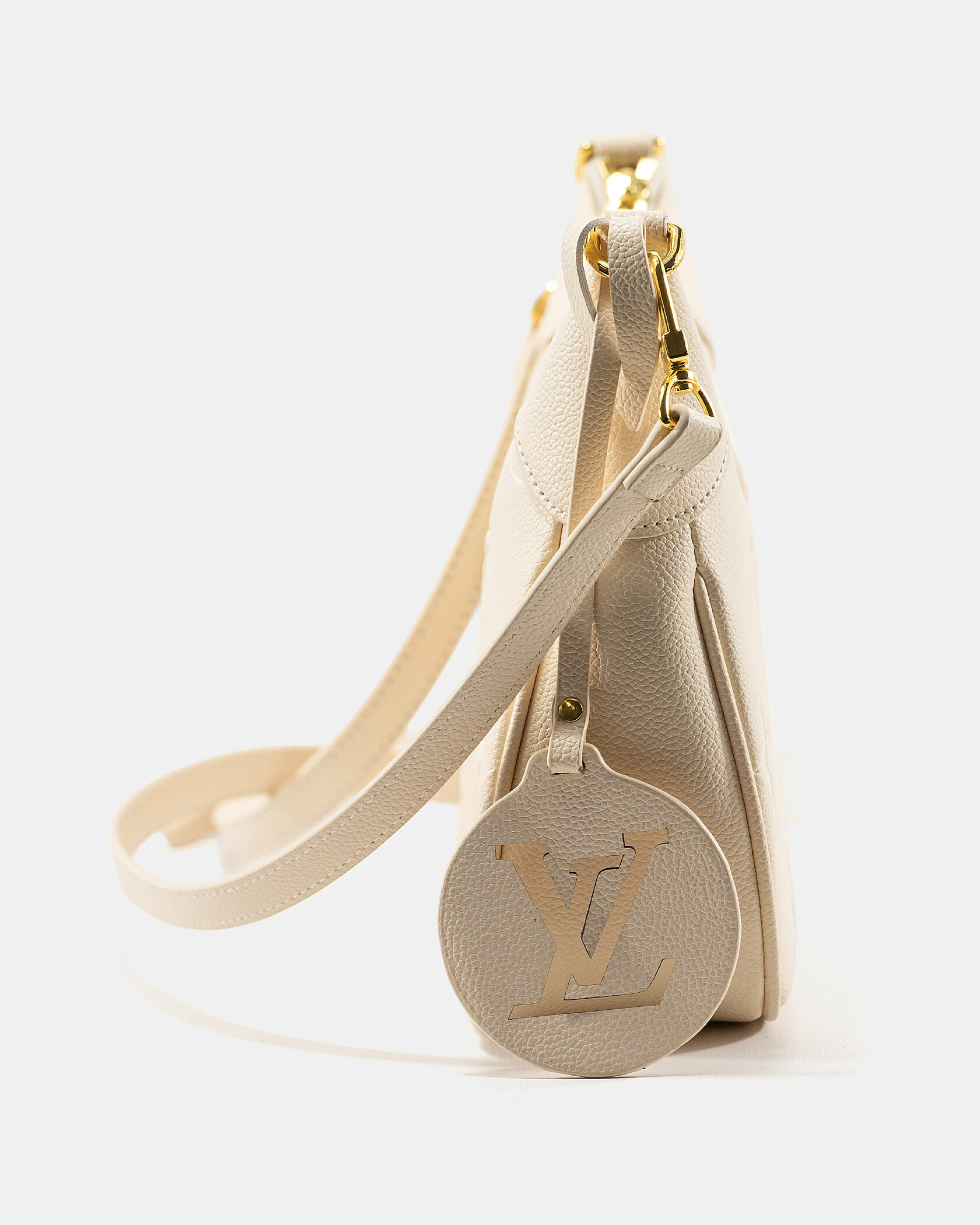 Louis Vuitton Babylone Small Hobo Bag in Cream/Beige Monogram Empreinte Leather - 8