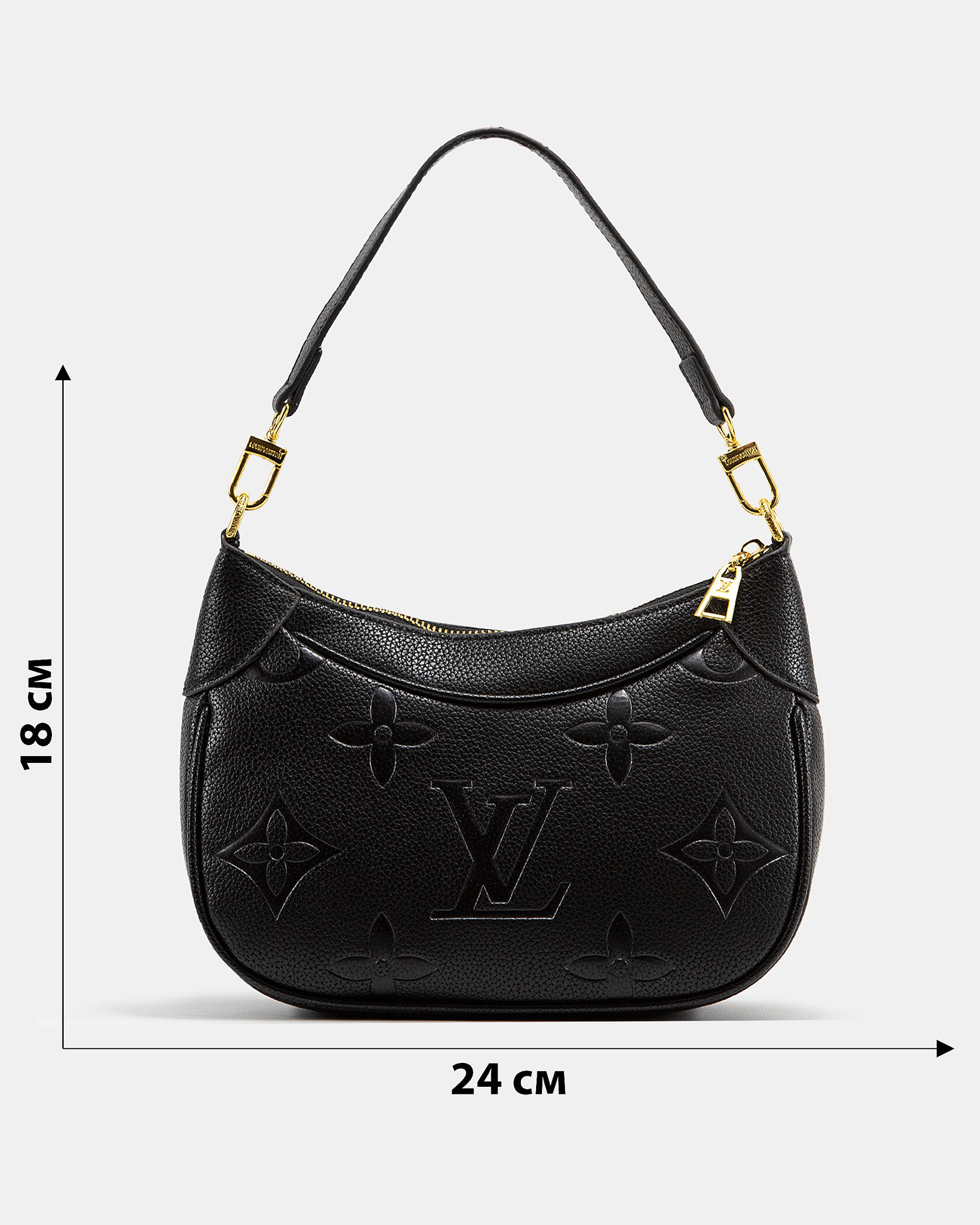 Louis Vuitton Bagatelle Bag Black - 3